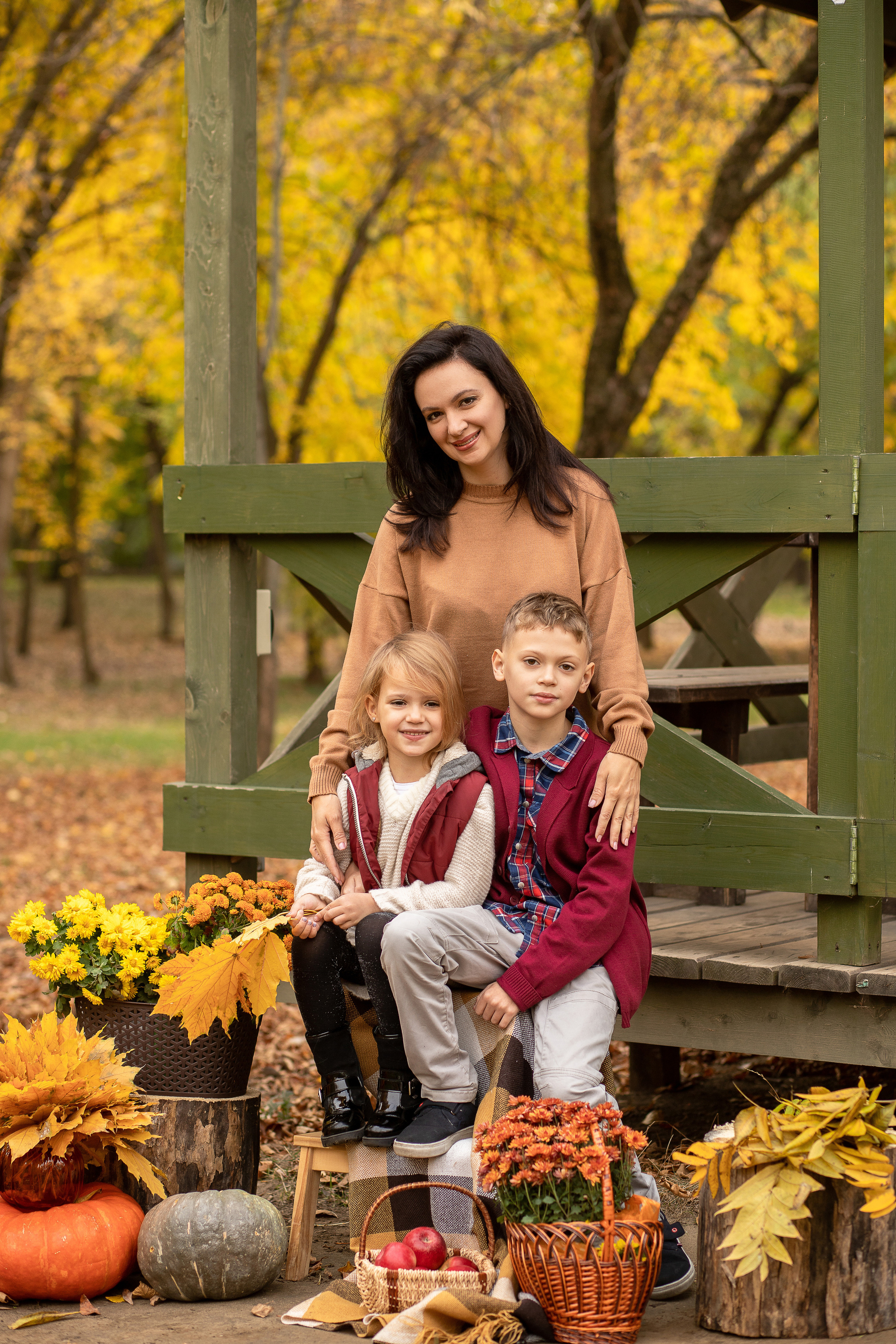 Осенние съемки в парке. Семейный и детский фотограф в Краснодаре Ирина Лаврецкая