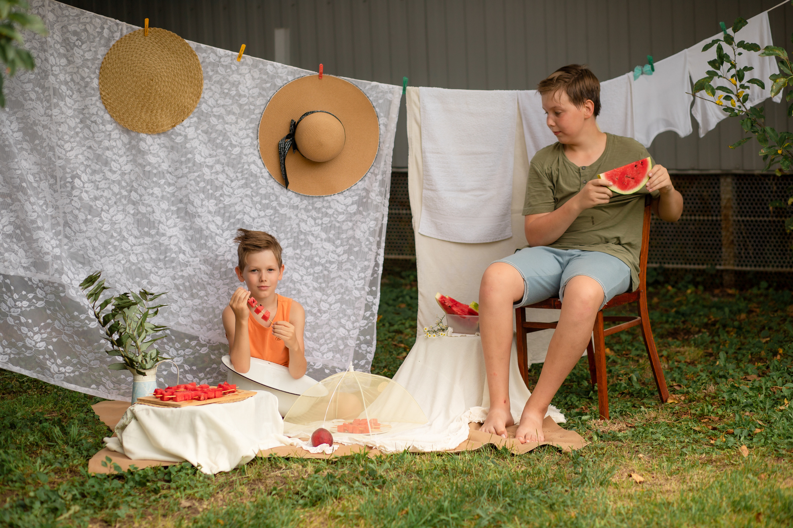 Фотодень «Стирка» и «Арбуз». Семейный и детский фотограф в Краснодаре Ирина Лаврецкая