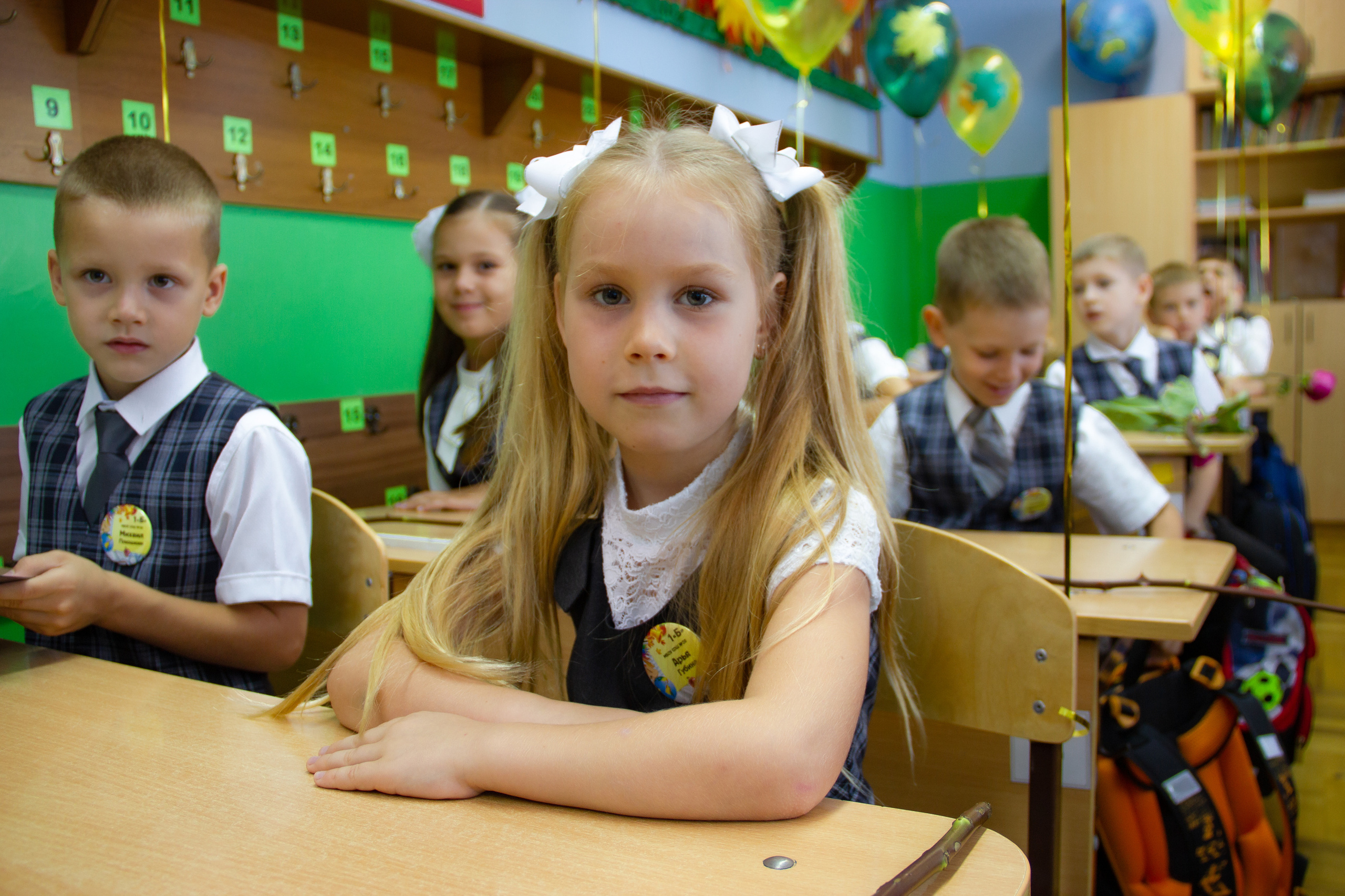Съемка в классе 1 А. Семейный и детский фотограф в Краснодаре Ирина Лаврецкая