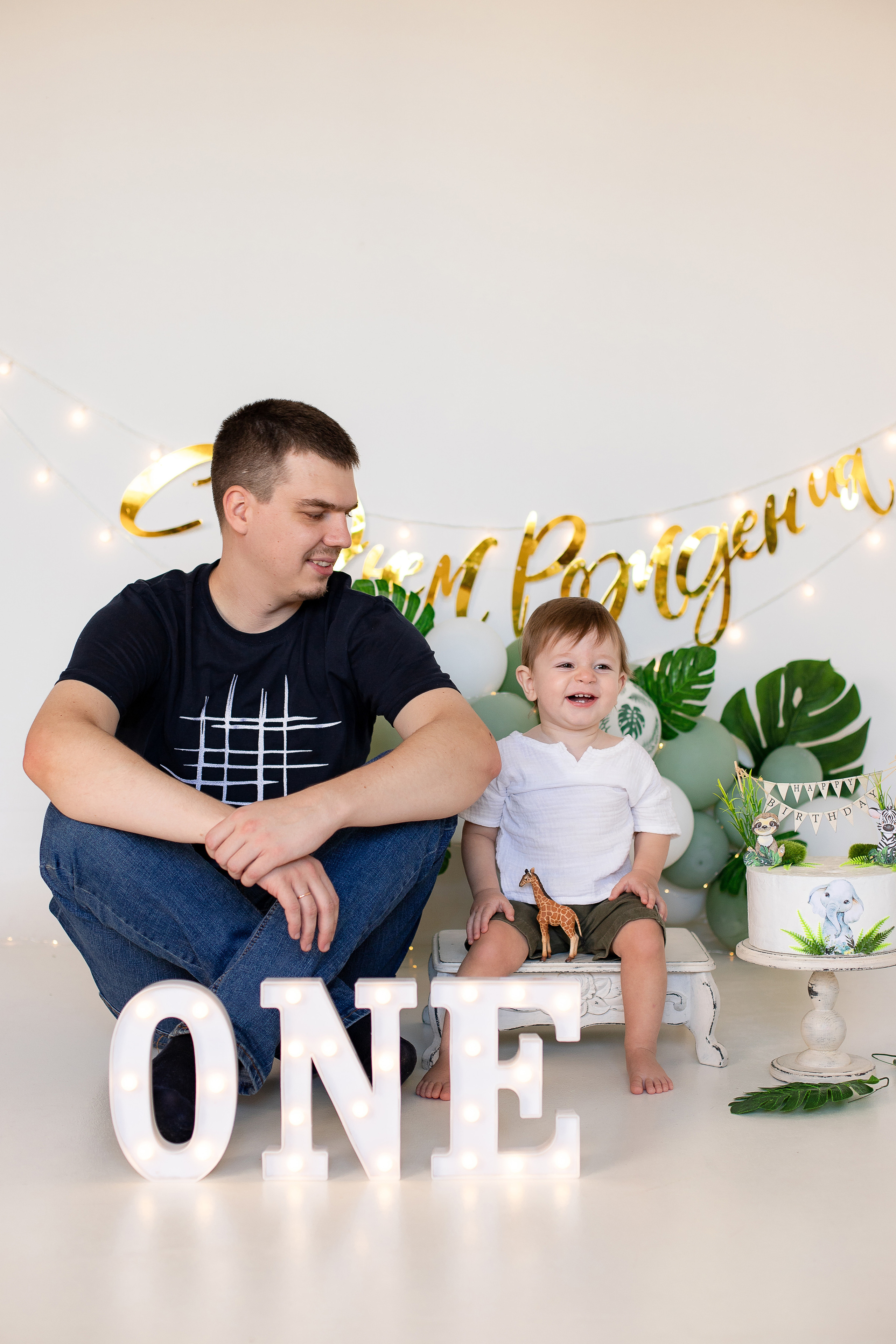 Годовасия в студии. Семейный и детский фотограф в Краснодаре Ирина Лаврецкая