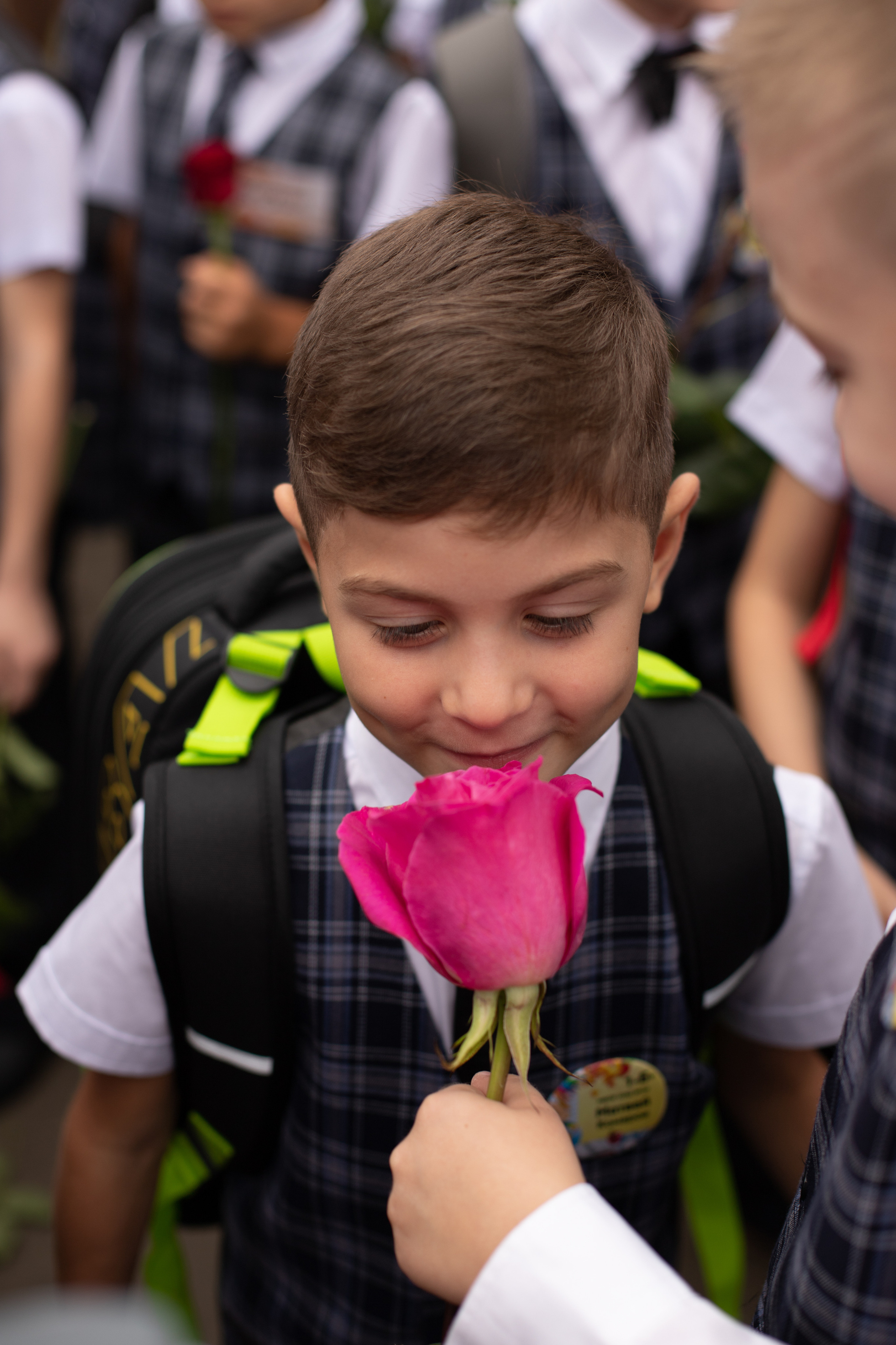 Линейка 1 класс. Семейный и детский фотограф в Краснодаре Ирина Лаврецкая