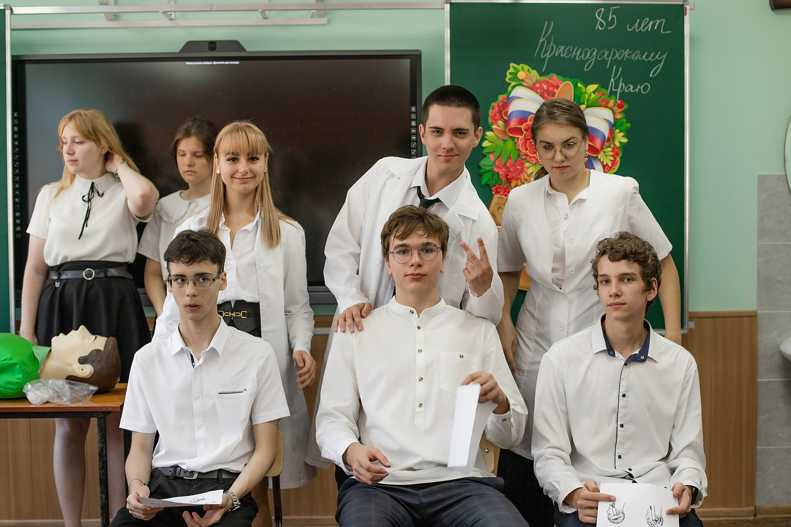 Съемка в классе 11 А. Семейный и детский фотограф в Краснодаре Ирина Лаврецкая