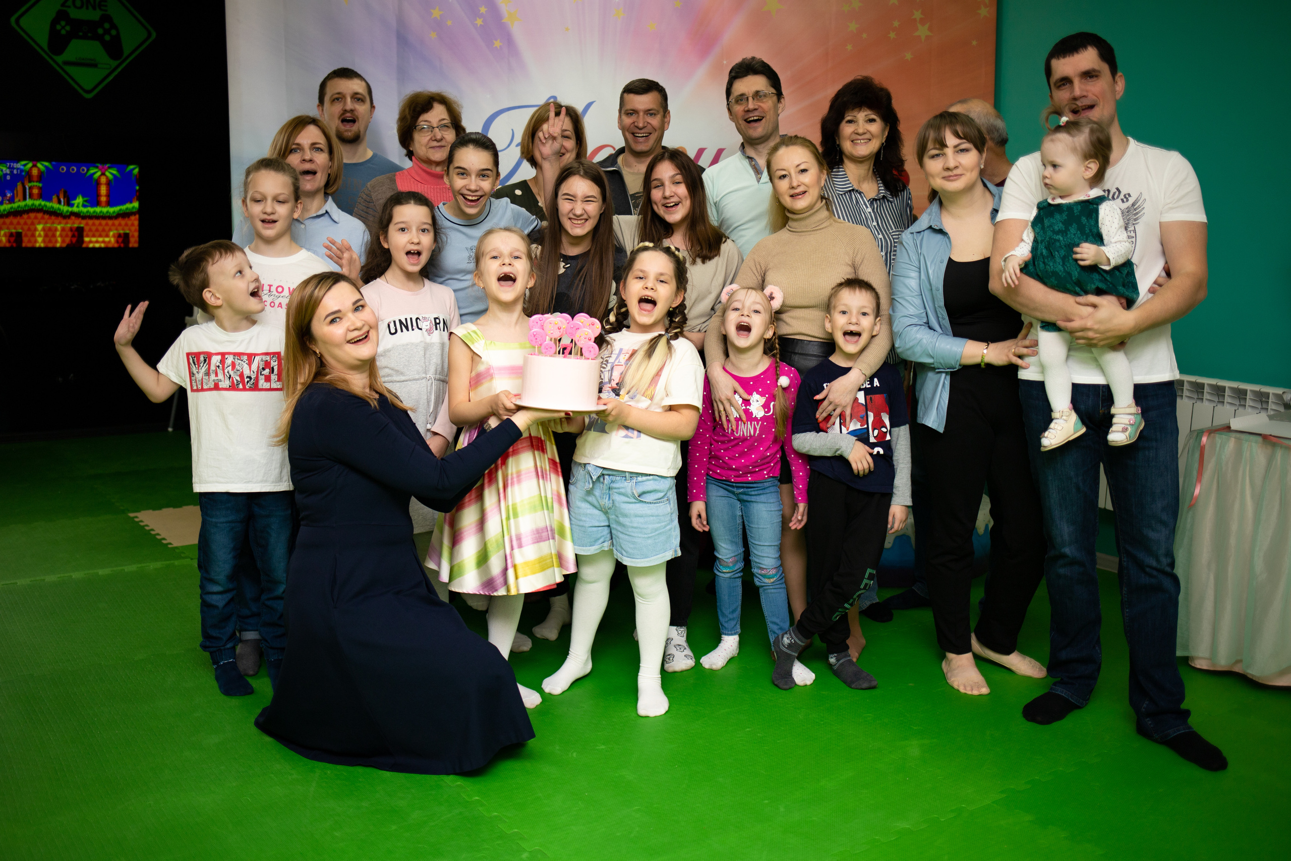 Детский день рождения на площадке Kinder party. Семейный и детский фотограф в Краснодаре Ирина Лаврецкая