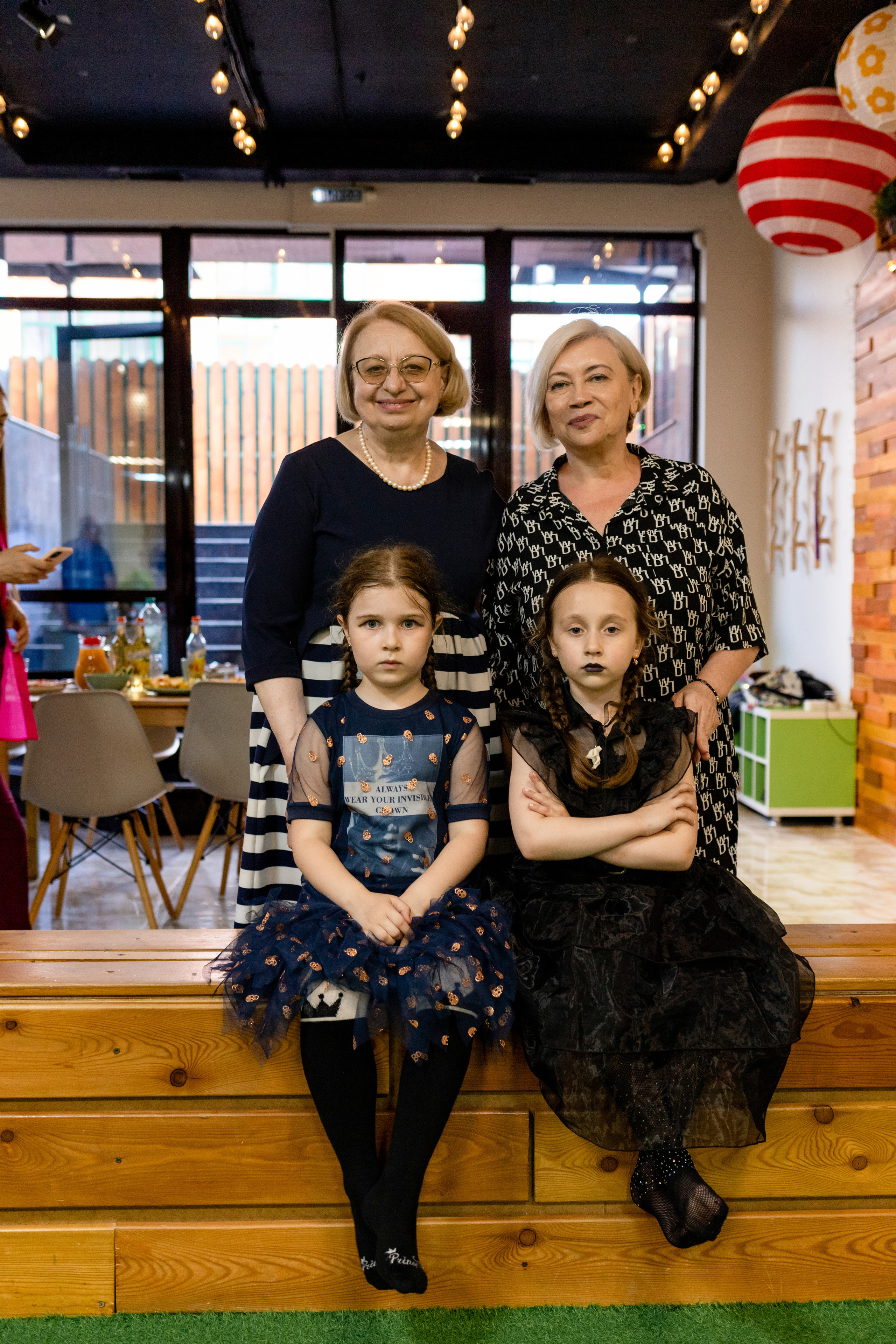 Детский день рождения в стиле Wendsday на площадке Playbery. Семейный и детский фотограф в Краснодаре Ирина Лаврецкая
