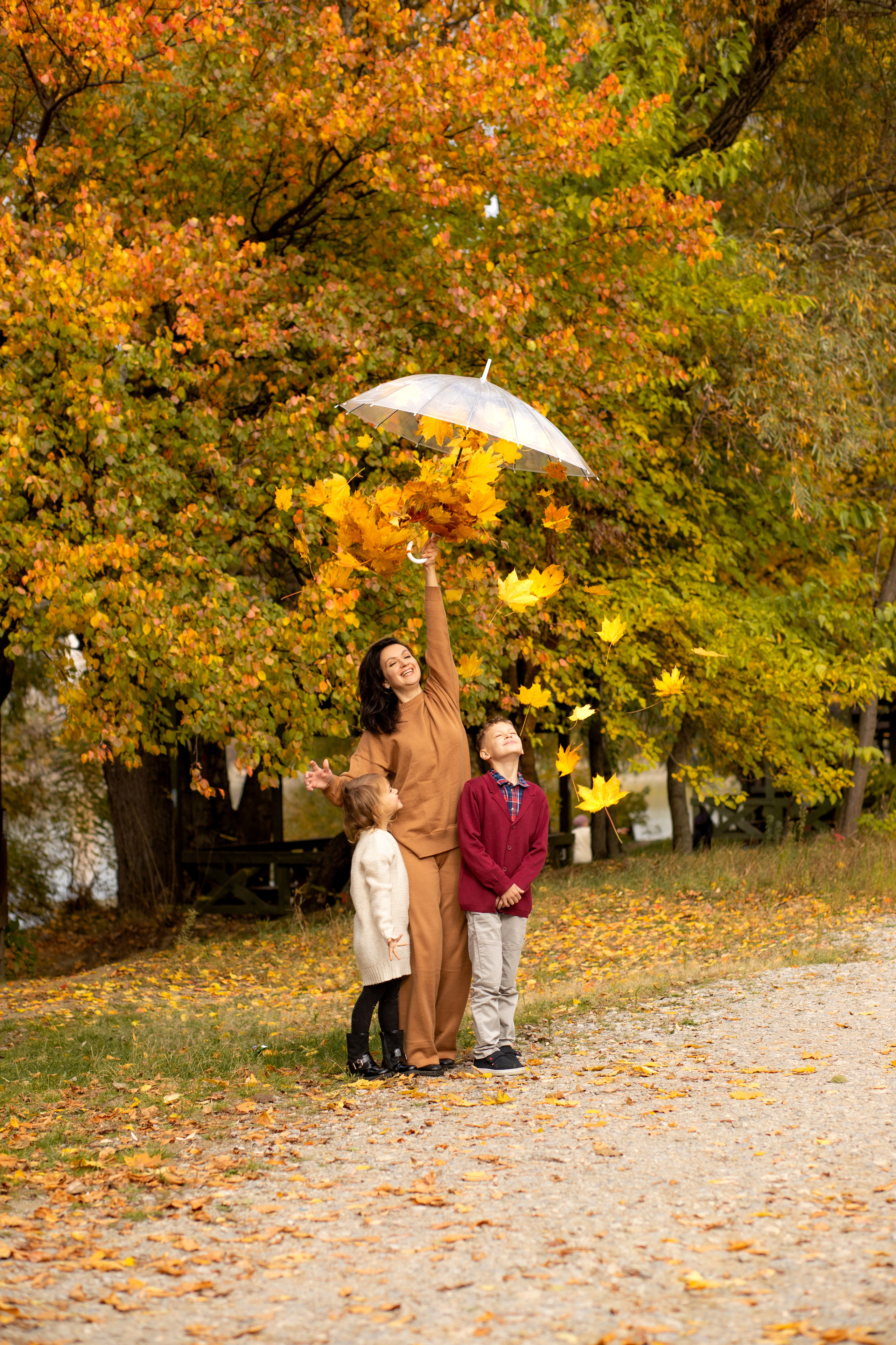 Осенние съемки в парке. Семейный и детский фотограф в Краснодаре Ирина Лаврецкая