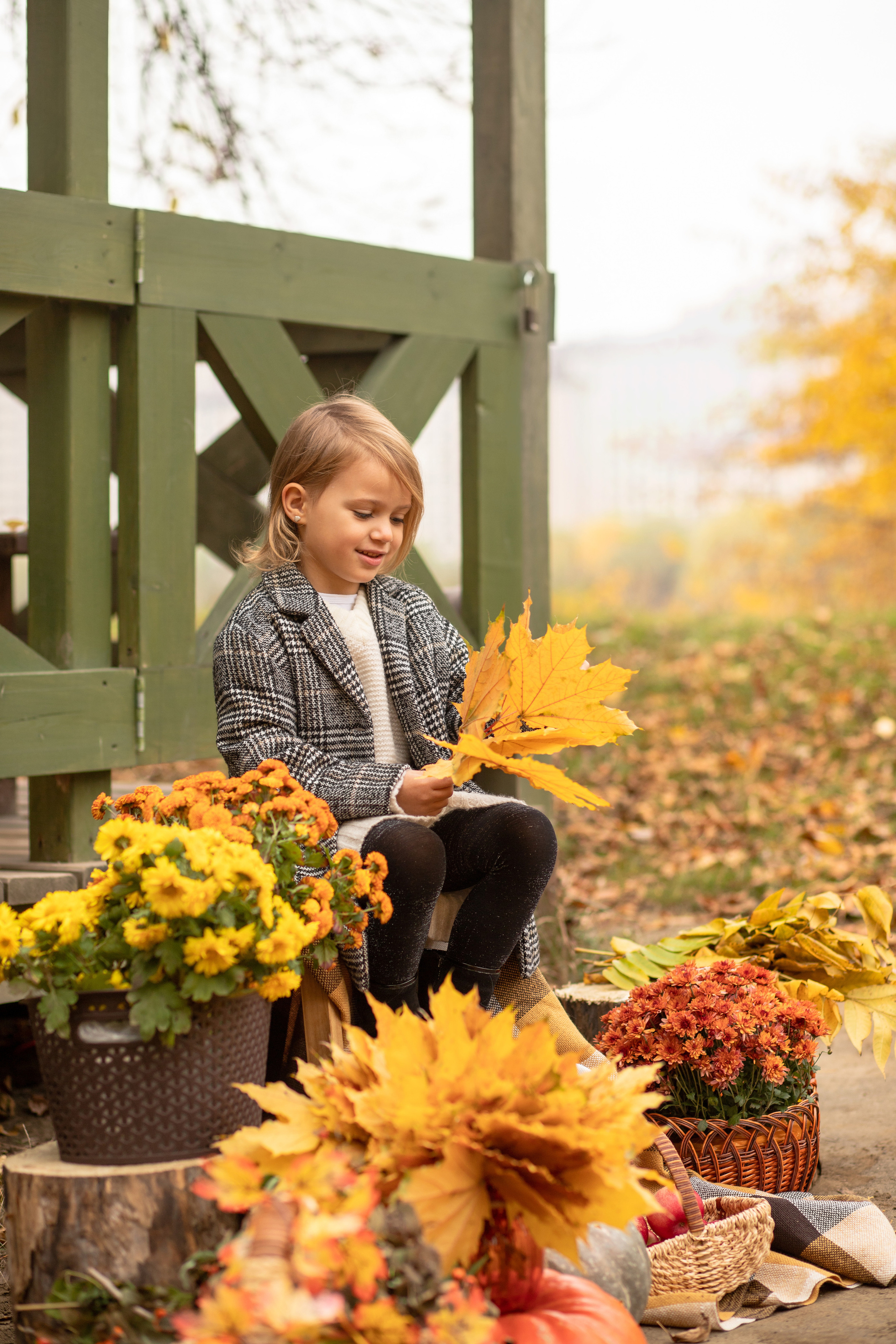 Осенние съемки в парке. Семейный и детский фотограф в Краснодаре Ирина Лаврецкая