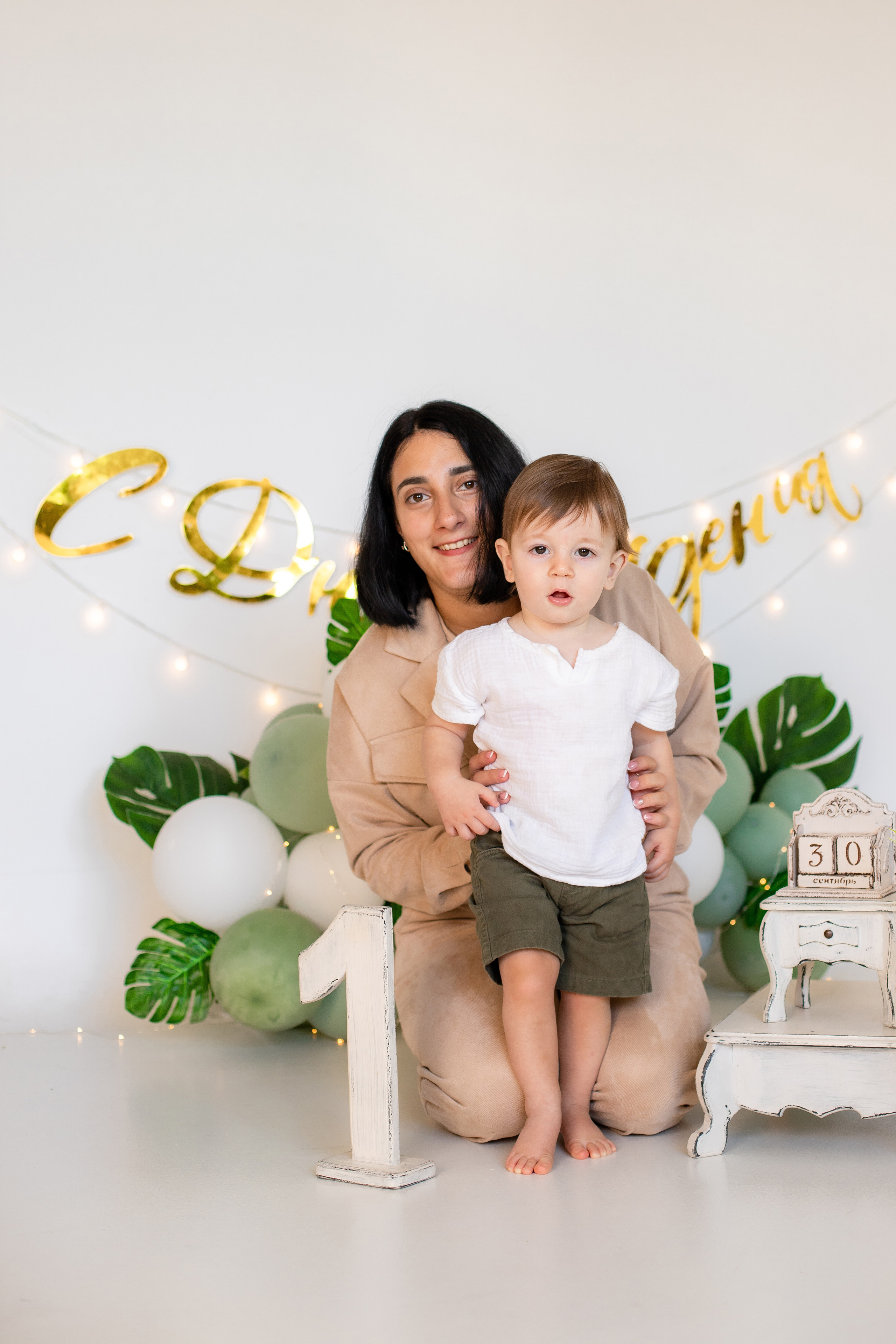 Годовасия в студии. Семейный и детский фотограф в Краснодаре Ирина Лаврецкая