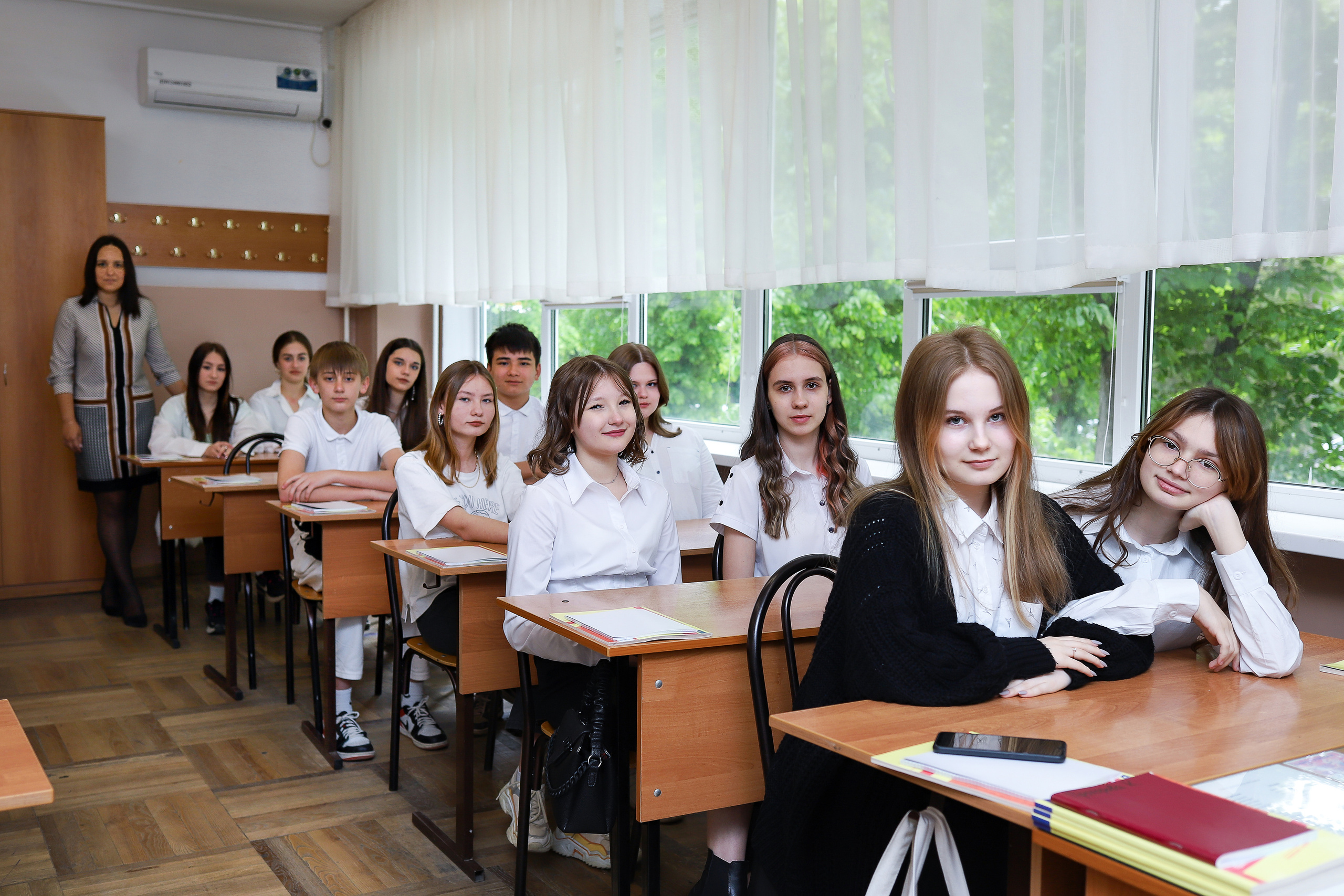 Съемка в классе 7 А. Семейный и детский фотограф в Краснодаре Ирина Лаврецкая