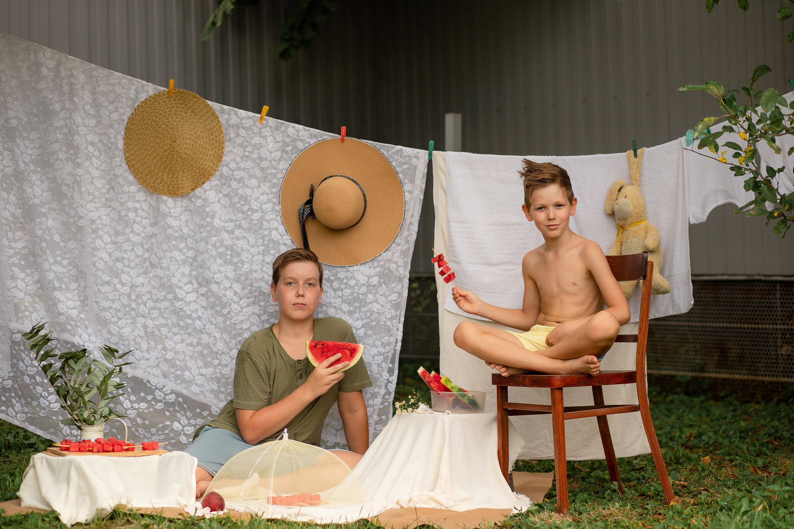 Фотодень «Стирка» и «Арбуз». Семейный и детский фотограф в Краснодаре Ирина Лаврецкая