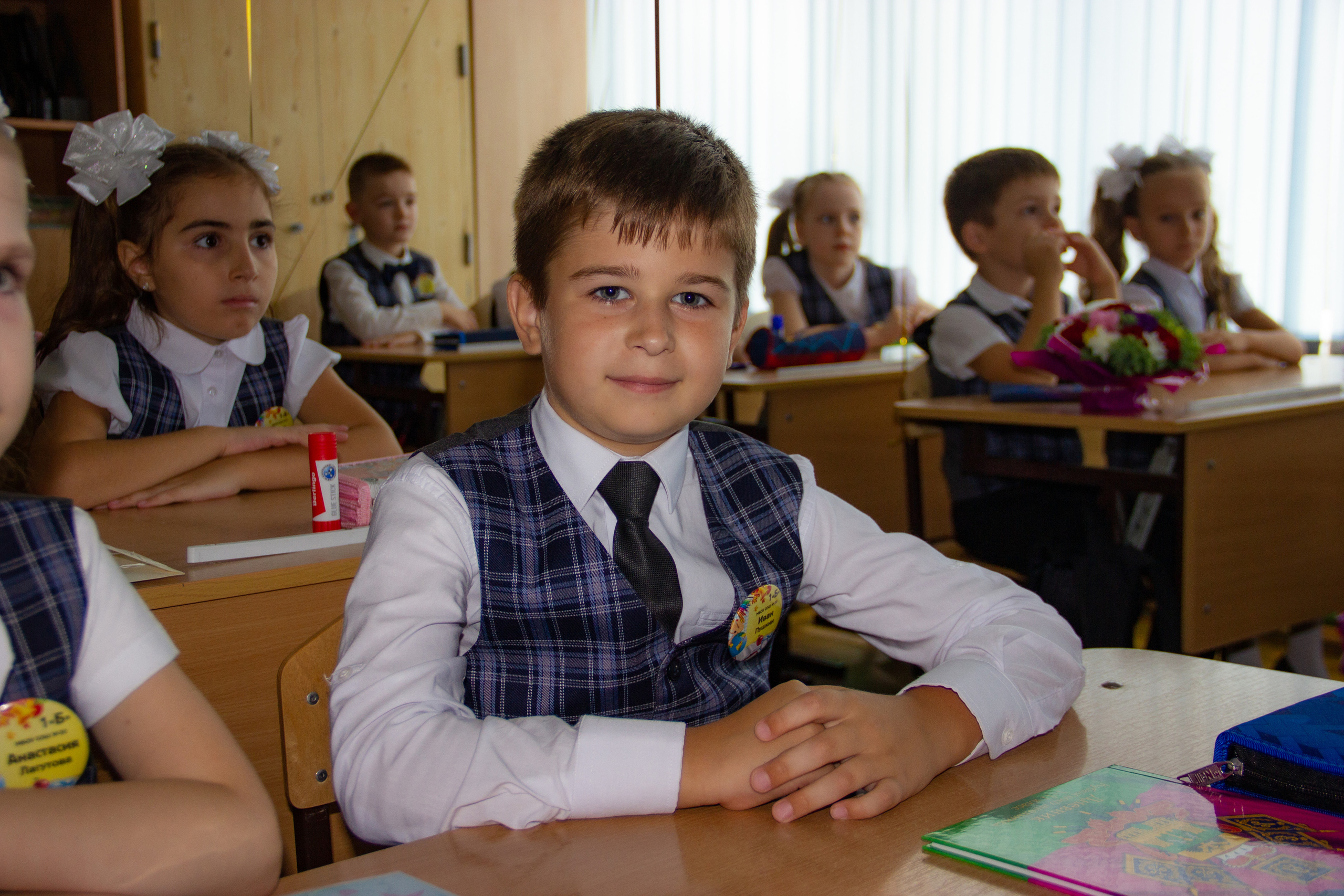 Съемка в классе 1 А. Семейный и детский фотограф в Краснодаре Ирина Лаврецкая