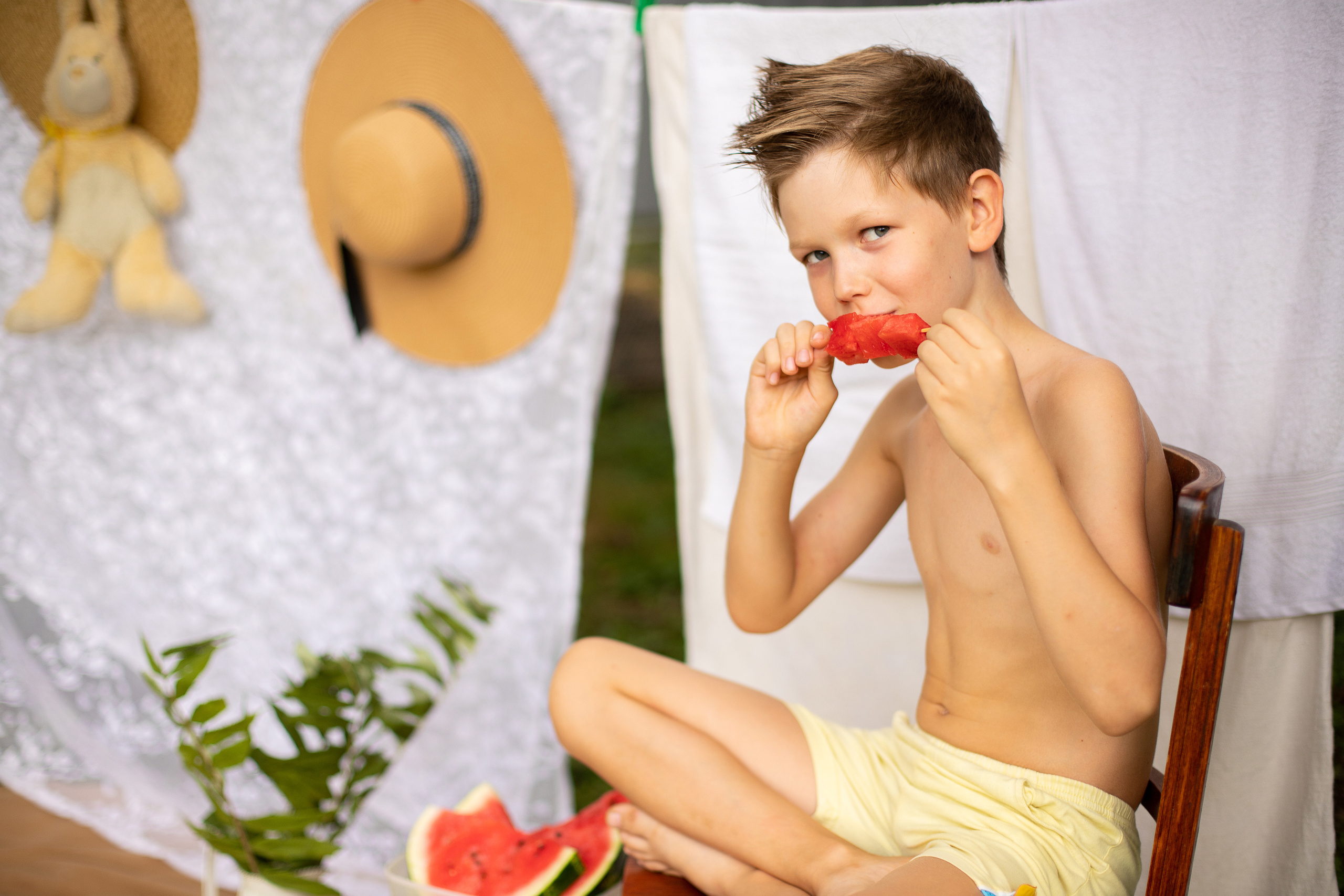 Фотодень «Стирка» и «Арбуз». Семейный и детский фотограф в Краснодаре Ирина Лаврецкая