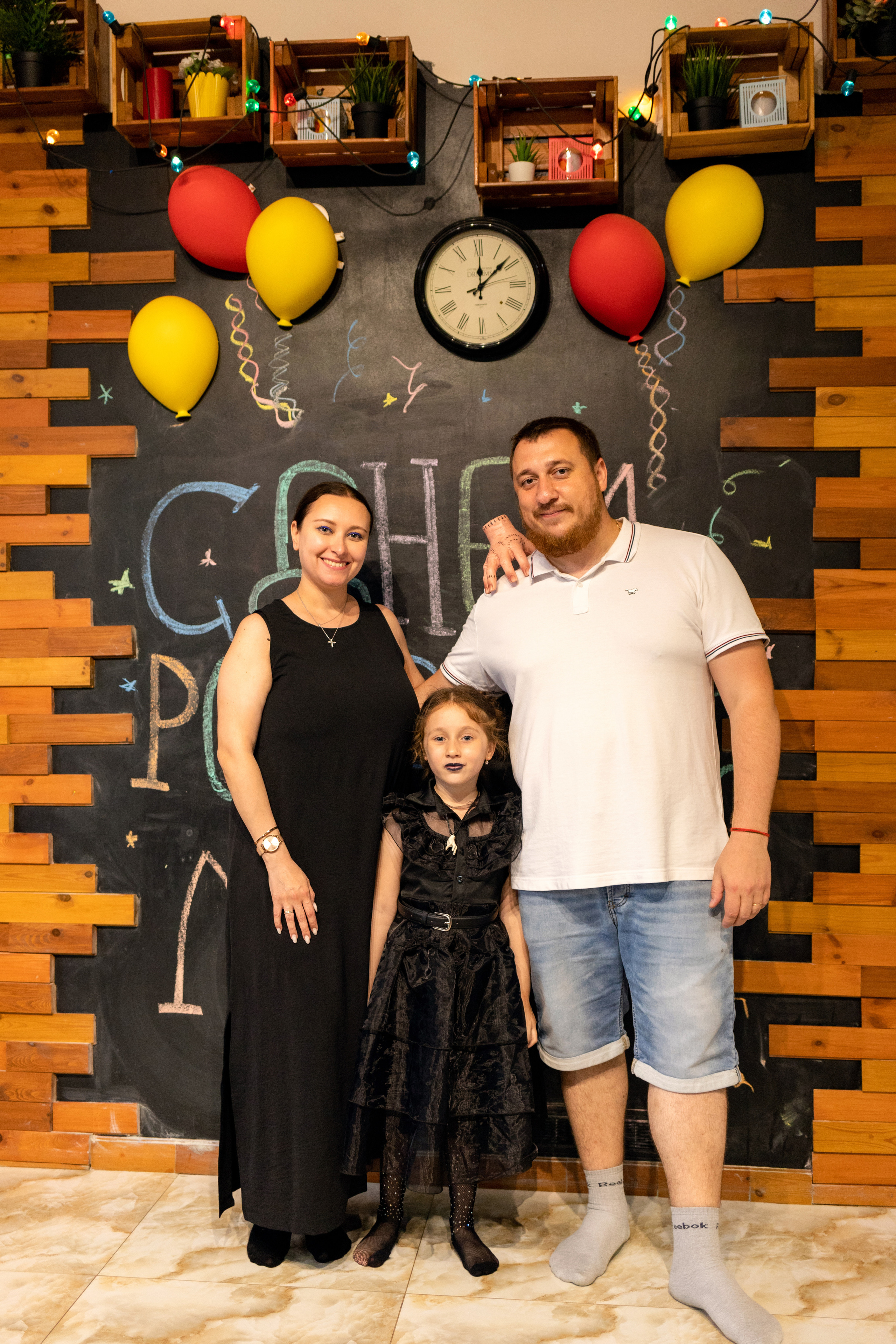 Детский день рождения в стиле Wendsday на площадке Playbery. Семейный и детский фотограф в Краснодаре Ирина Лаврецкая