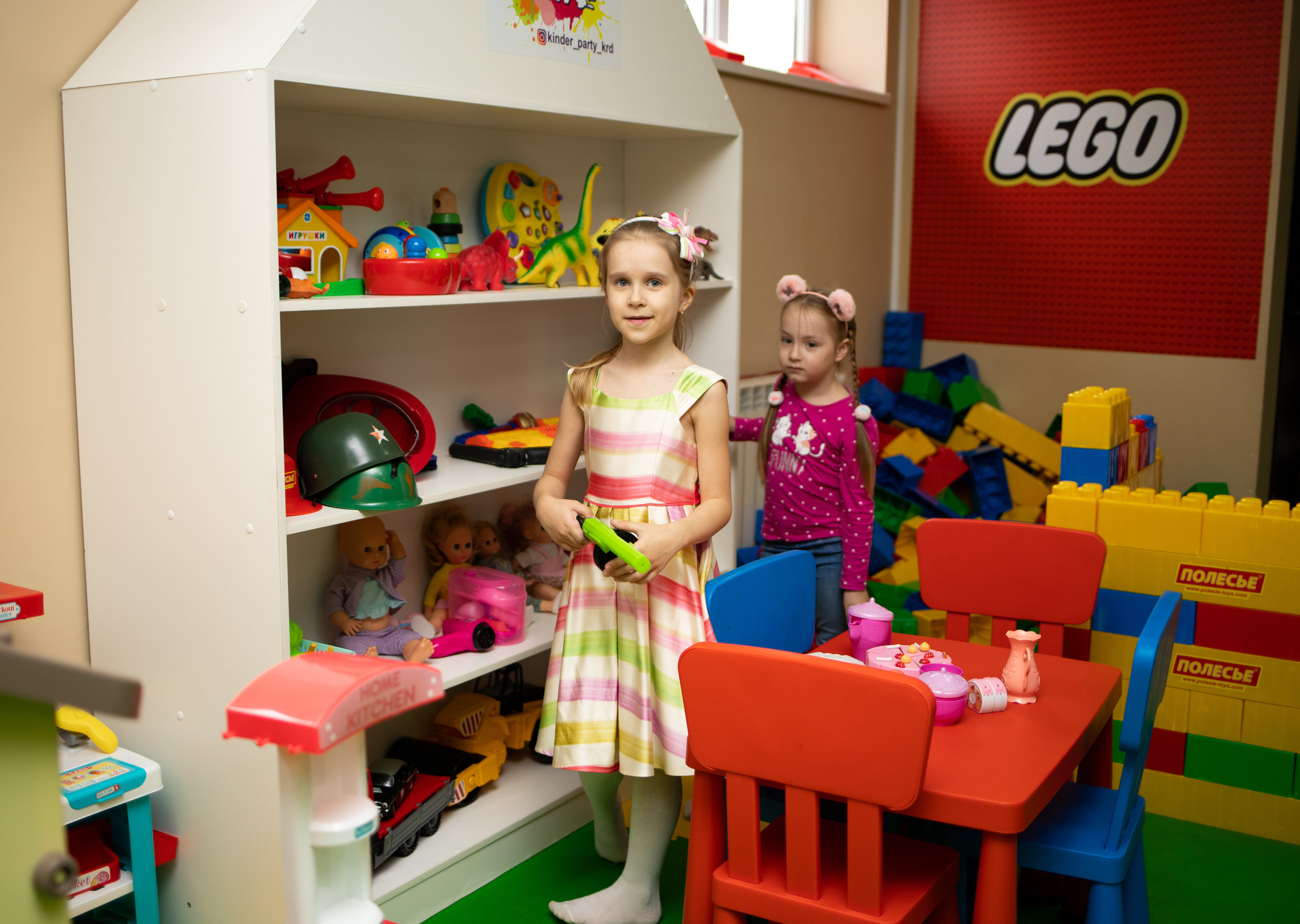 Детский день рождения на площадке Kinder party. Семейный и детский фотограф в Краснодаре Ирина Лаврецкая