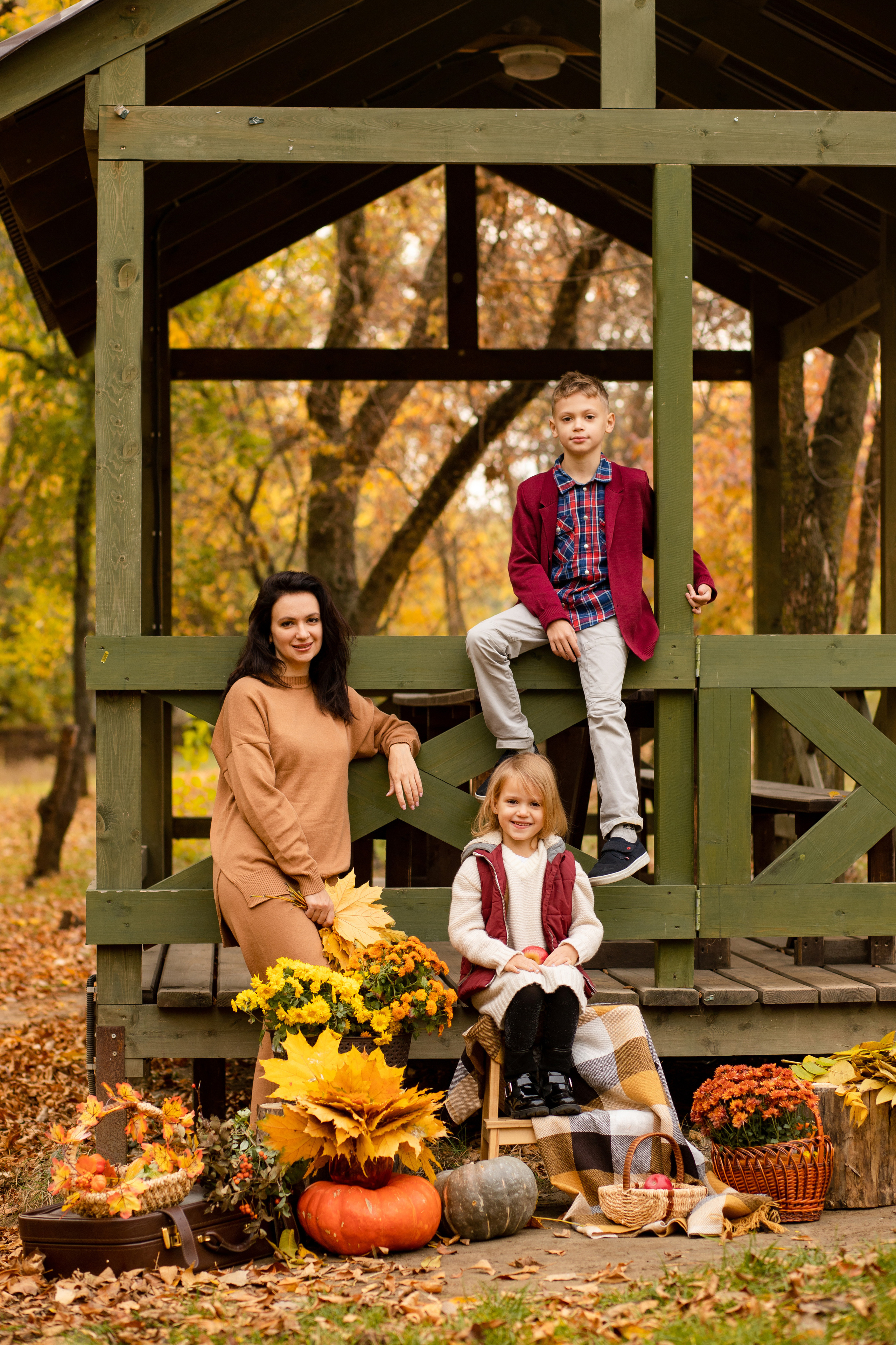 Осенние съемки в парке. Семейный и детский фотограф в Краснодаре Ирина Лаврецкая
