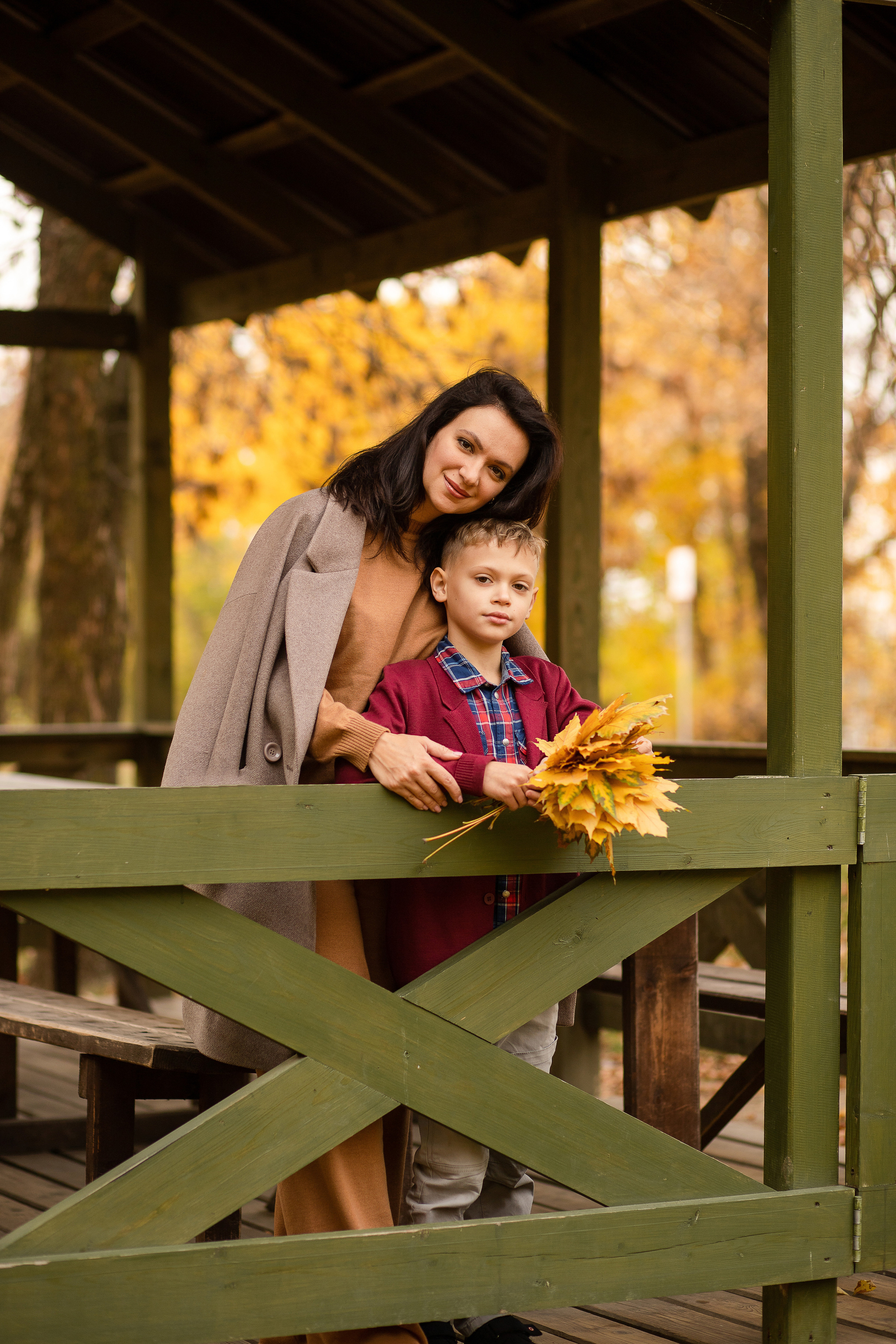 Осенние съемки в парке. Семейный и детский фотограф в Краснодаре Ирина Лаврецкая