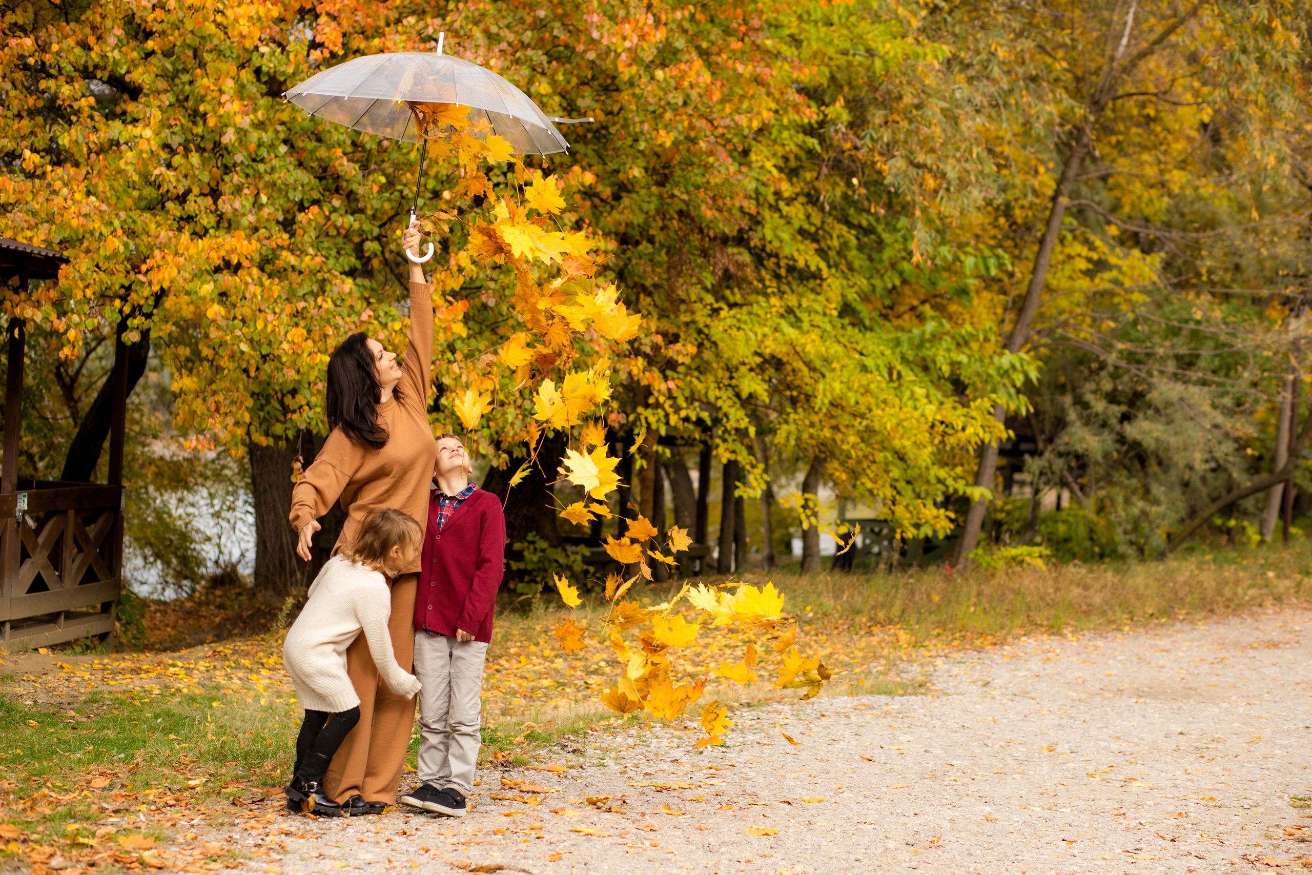 Осенние съемки в парке. Семейный и детский фотограф в Краснодаре Ирина Лаврецкая