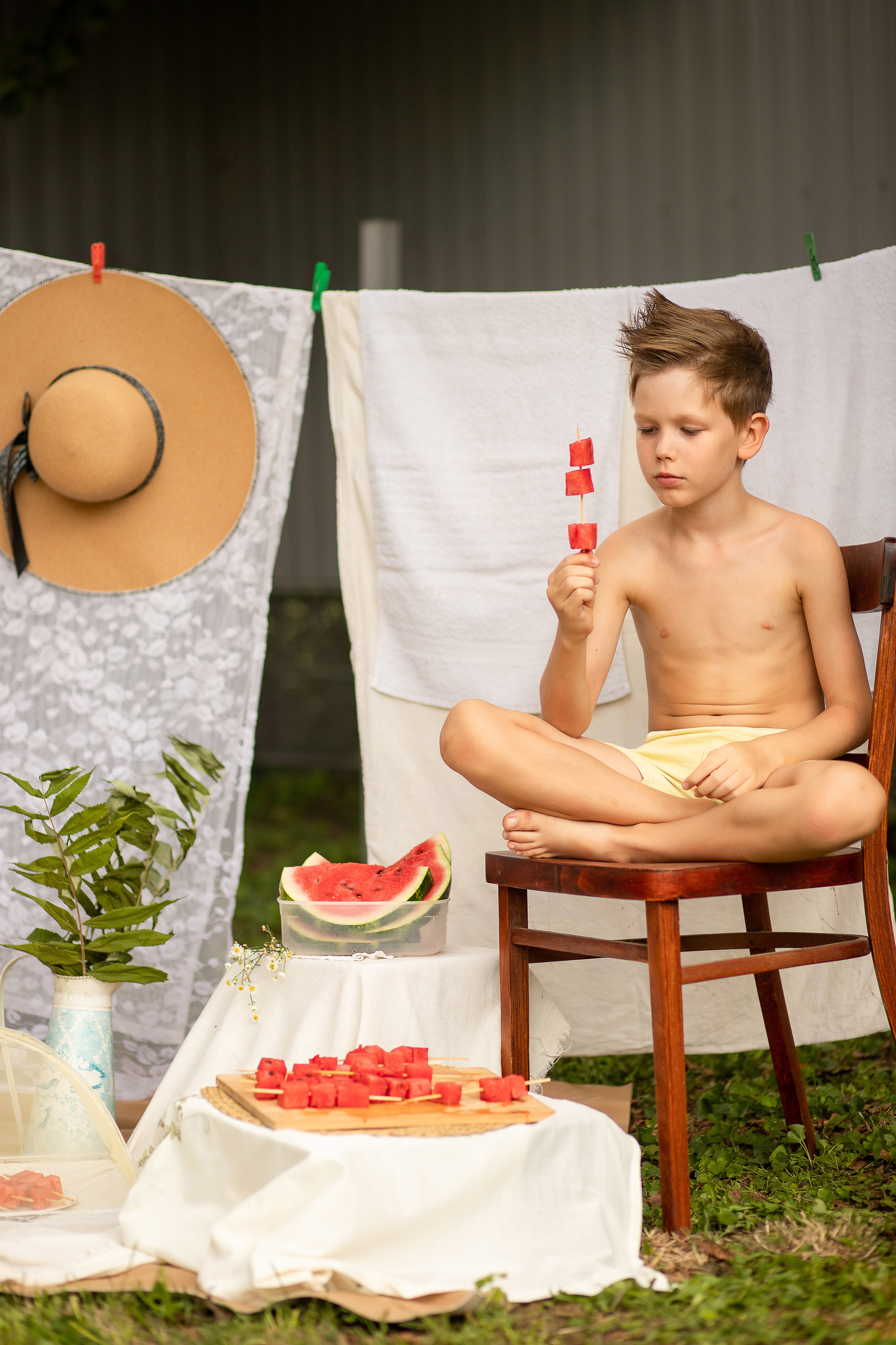 Фотодень «Стирка» и «Арбуз». Семейный и детский фотограф в Краснодаре Ирина Лаврецкая