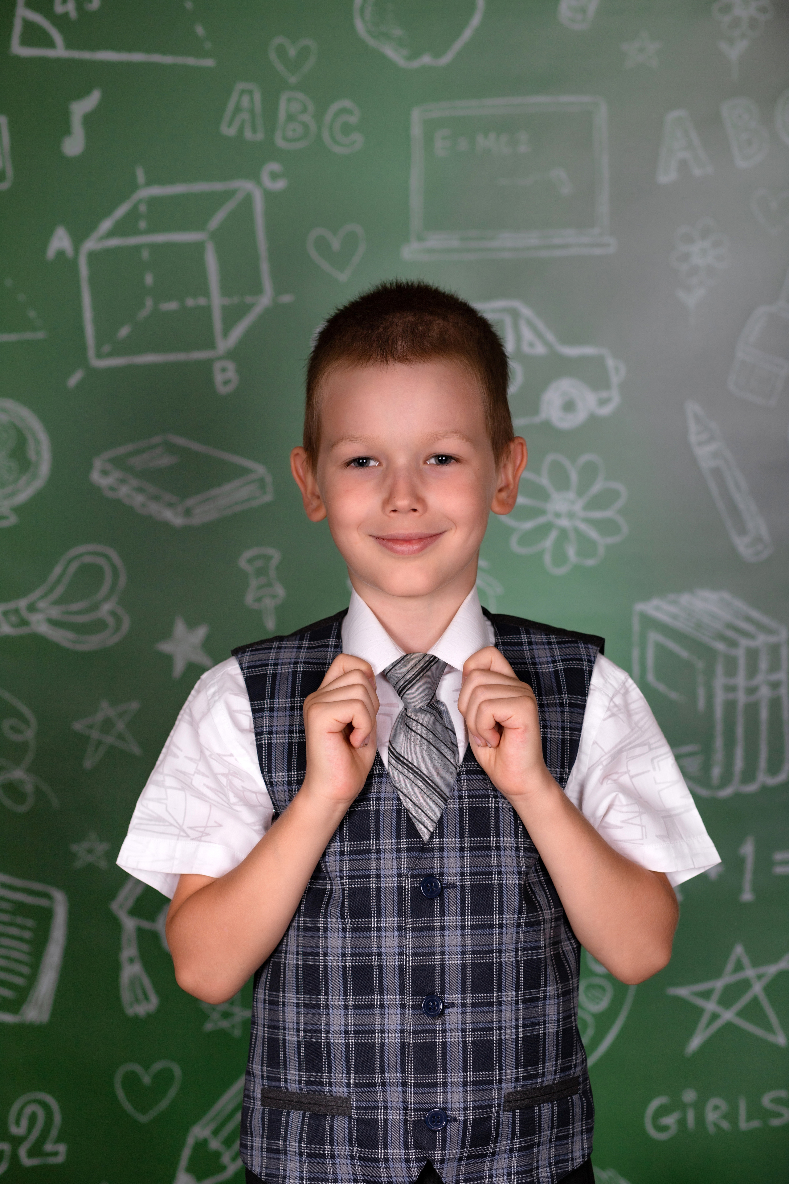 В студии Мини 1 класс. Семейный и детский фотограф в Краснодаре Ирина Лаврецкая