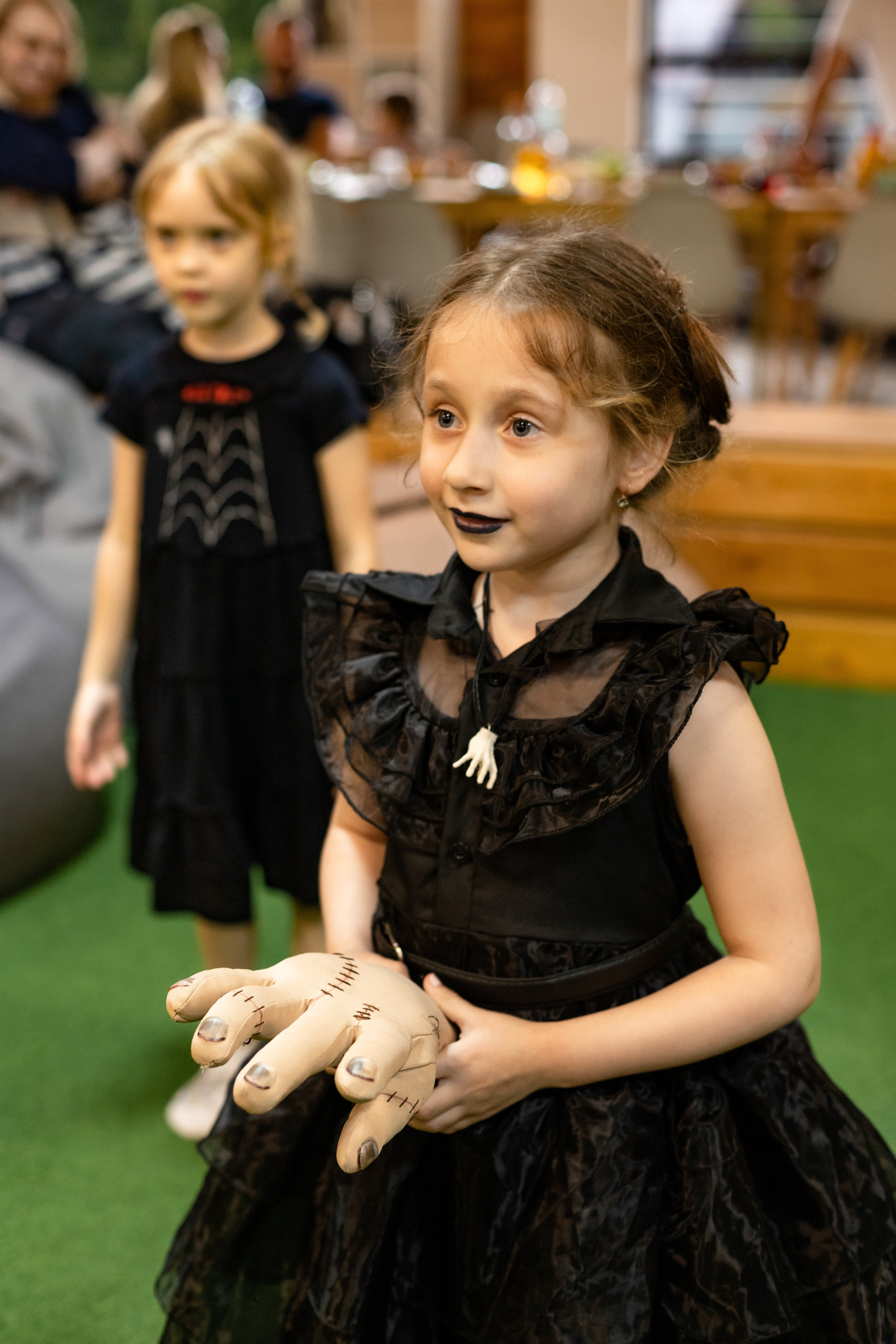 Детский день рождения в стиле Wendsday на площадке Playbery. Семейный и детский фотограф в Краснодаре Ирина Лаврецкая