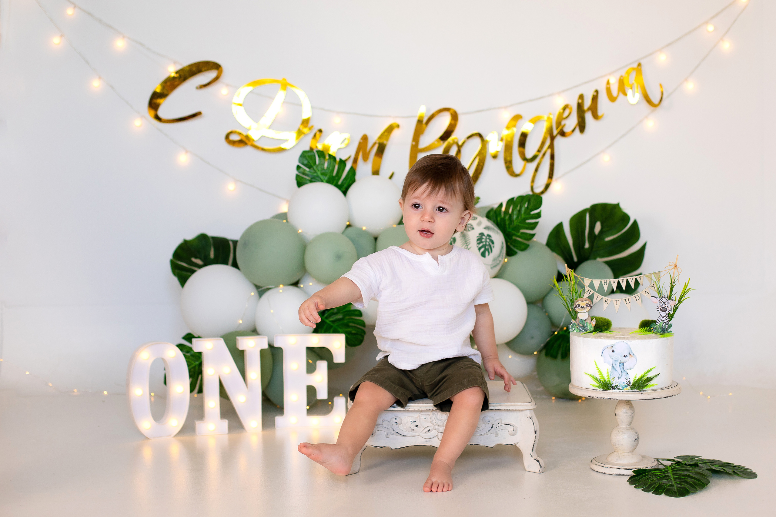 Годовасия в студии. Семейный и детский фотограф в Краснодаре Ирина Лаврецкая