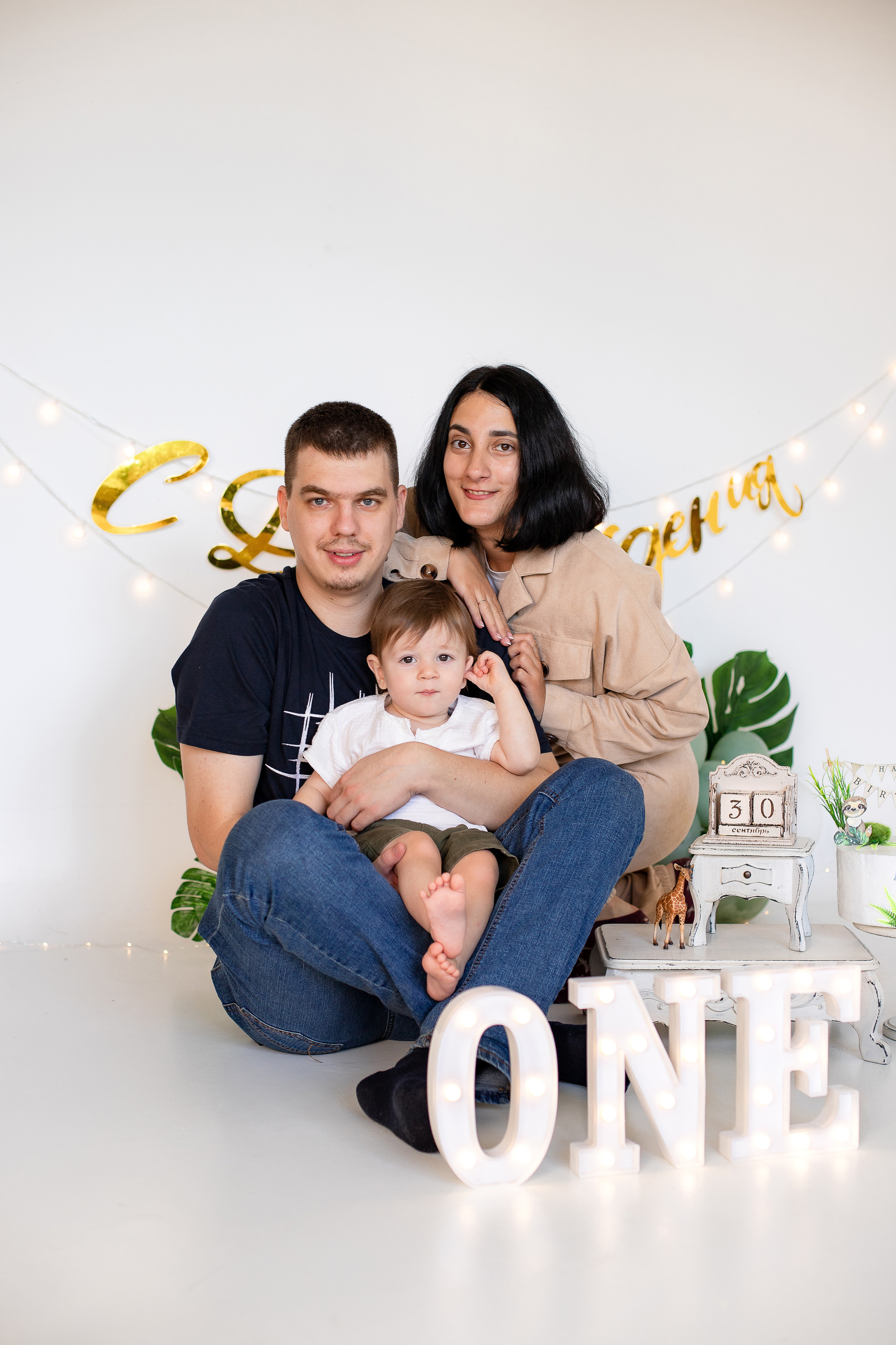 Годовасия в студии. Семейный и детский фотограф в Краснодаре Ирина Лаврецкая