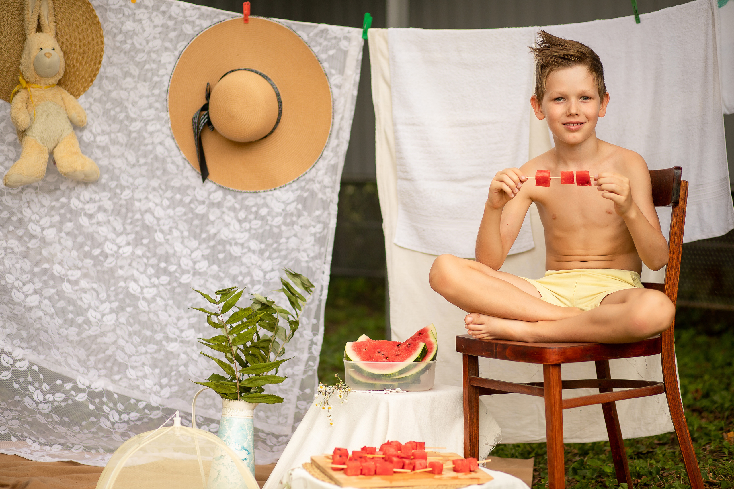 Фотодень «Стирка» и «Арбуз». Семейный и детский фотограф в Краснодаре Ирина Лаврецкая