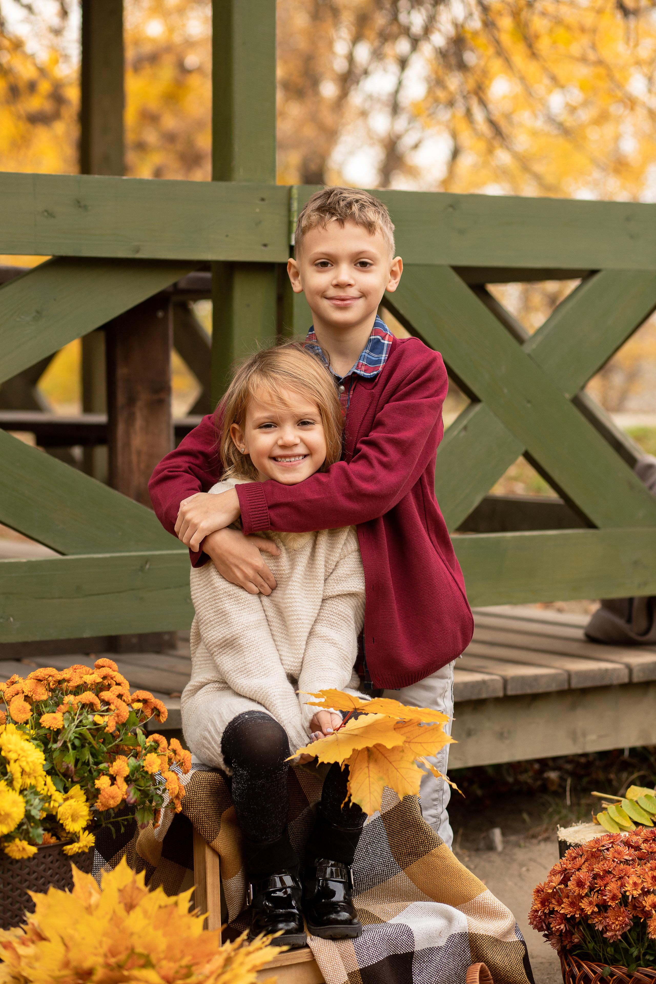 Осенние съемки в парке. Семейный и детский фотограф в Краснодаре Ирина Лаврецкая