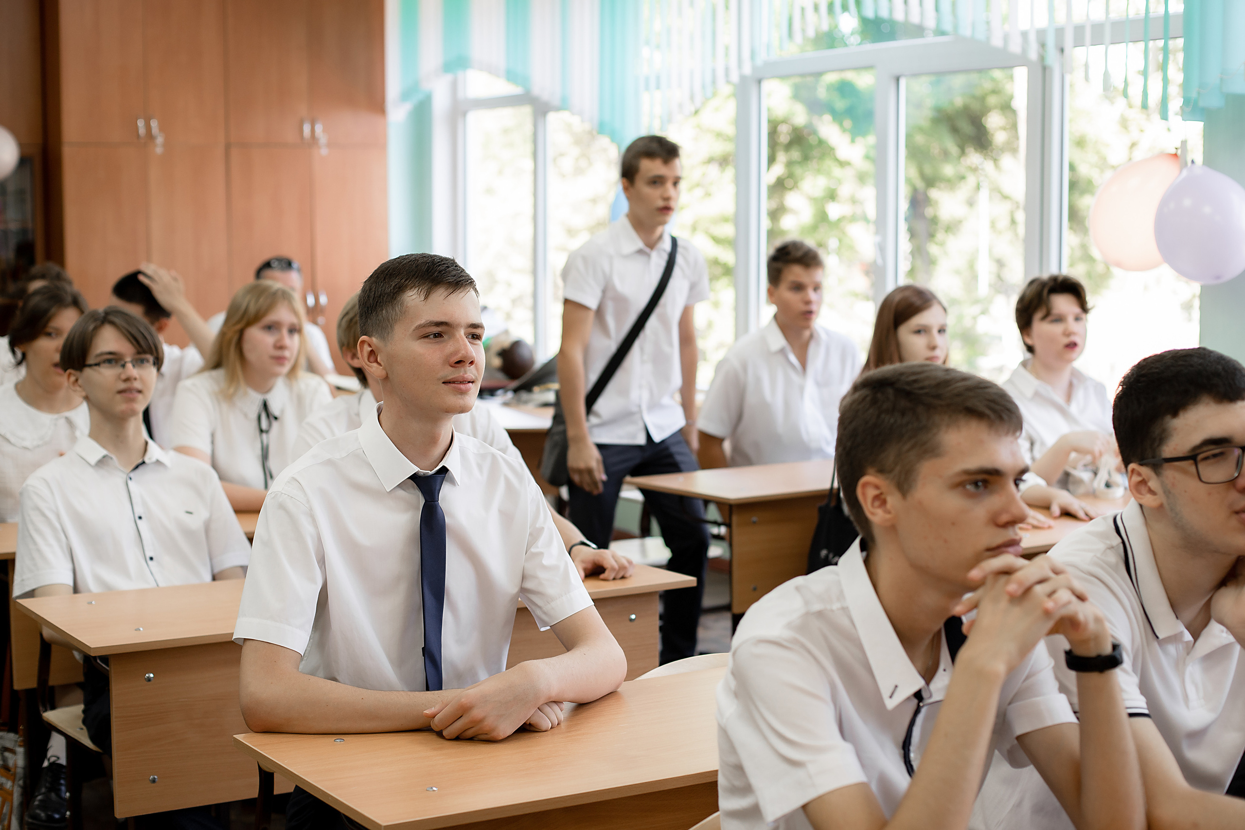 Съемка в классе 11 А. Семейный и детский фотограф в Краснодаре Ирина Лаврецкая