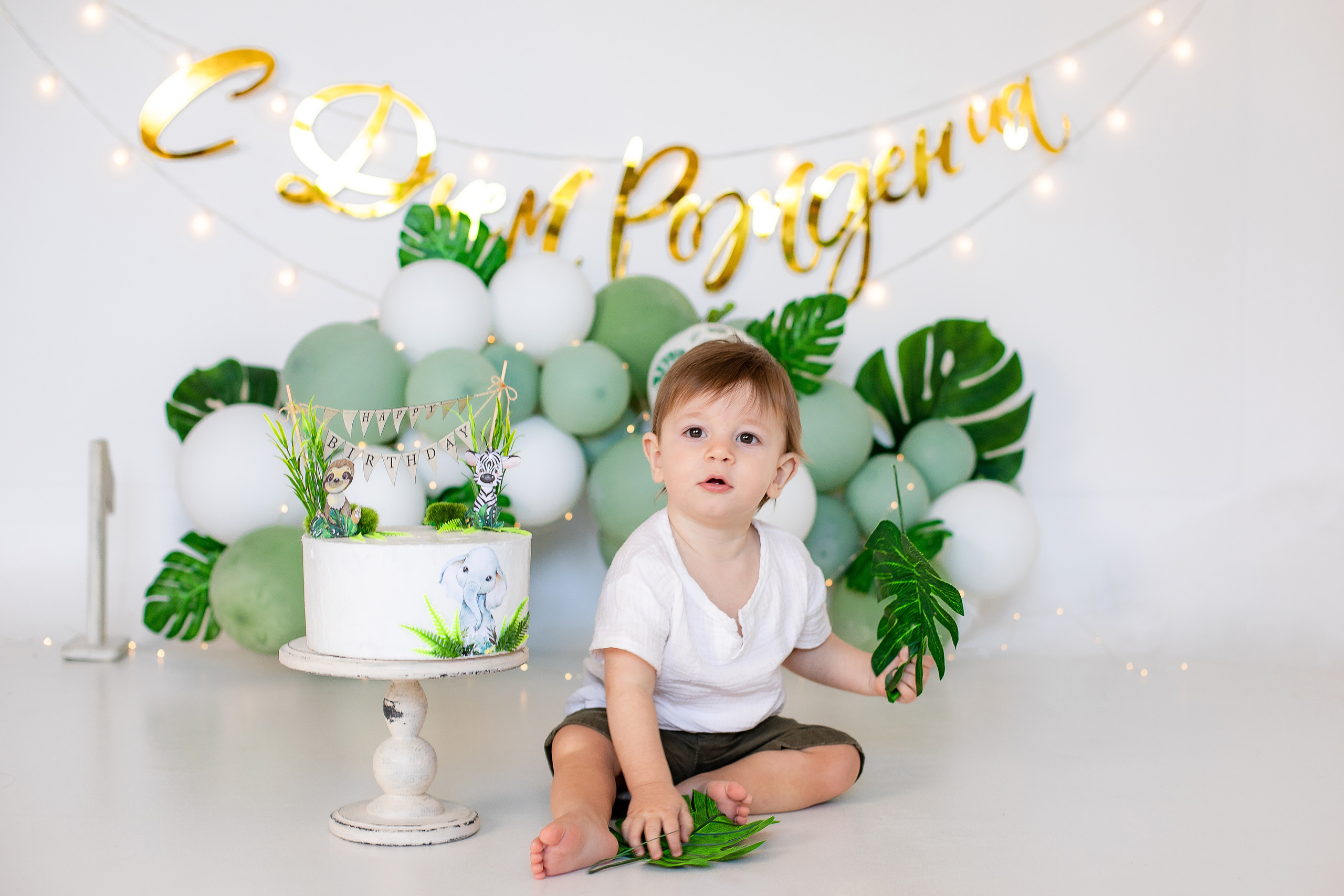 Годовасия в студии. Семейный и детский фотограф в Краснодаре Ирина Лаврецкая