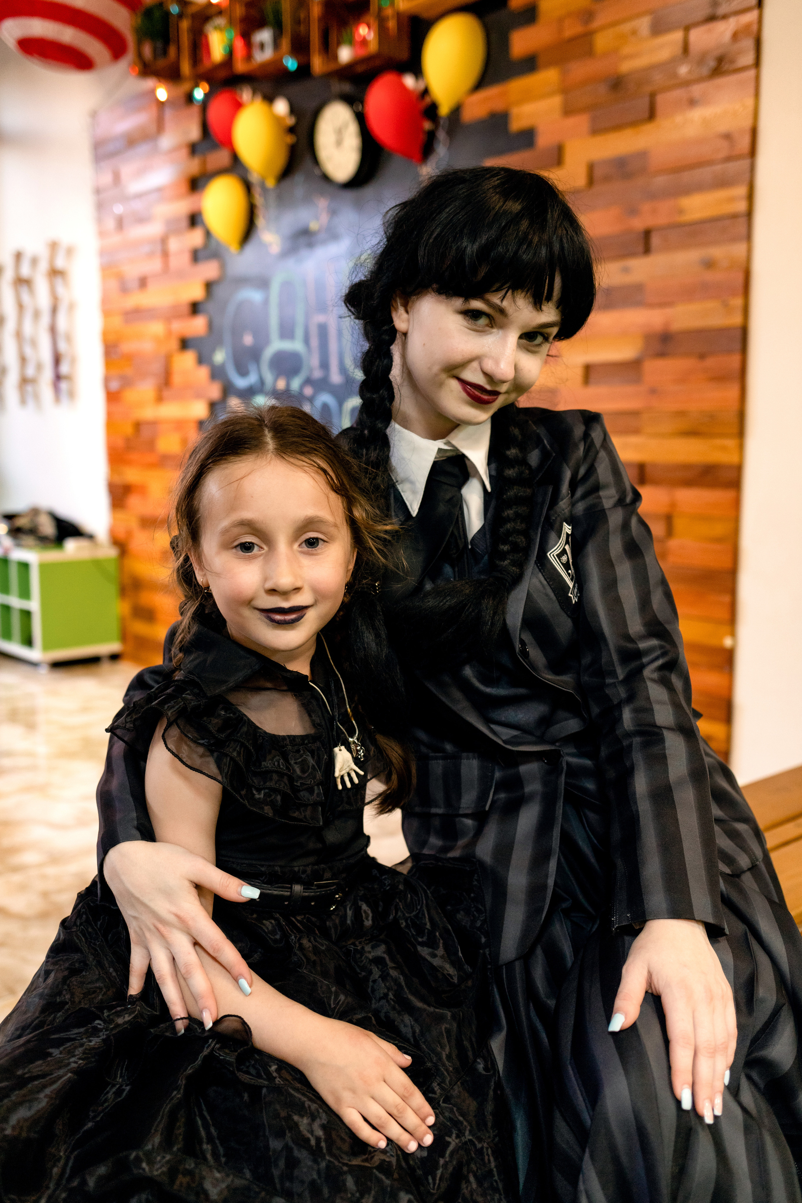 Детский день рождения в стиле Wendsday на площадке Playbery. Семейный и детский фотограф в Краснодаре Ирина Лаврецкая