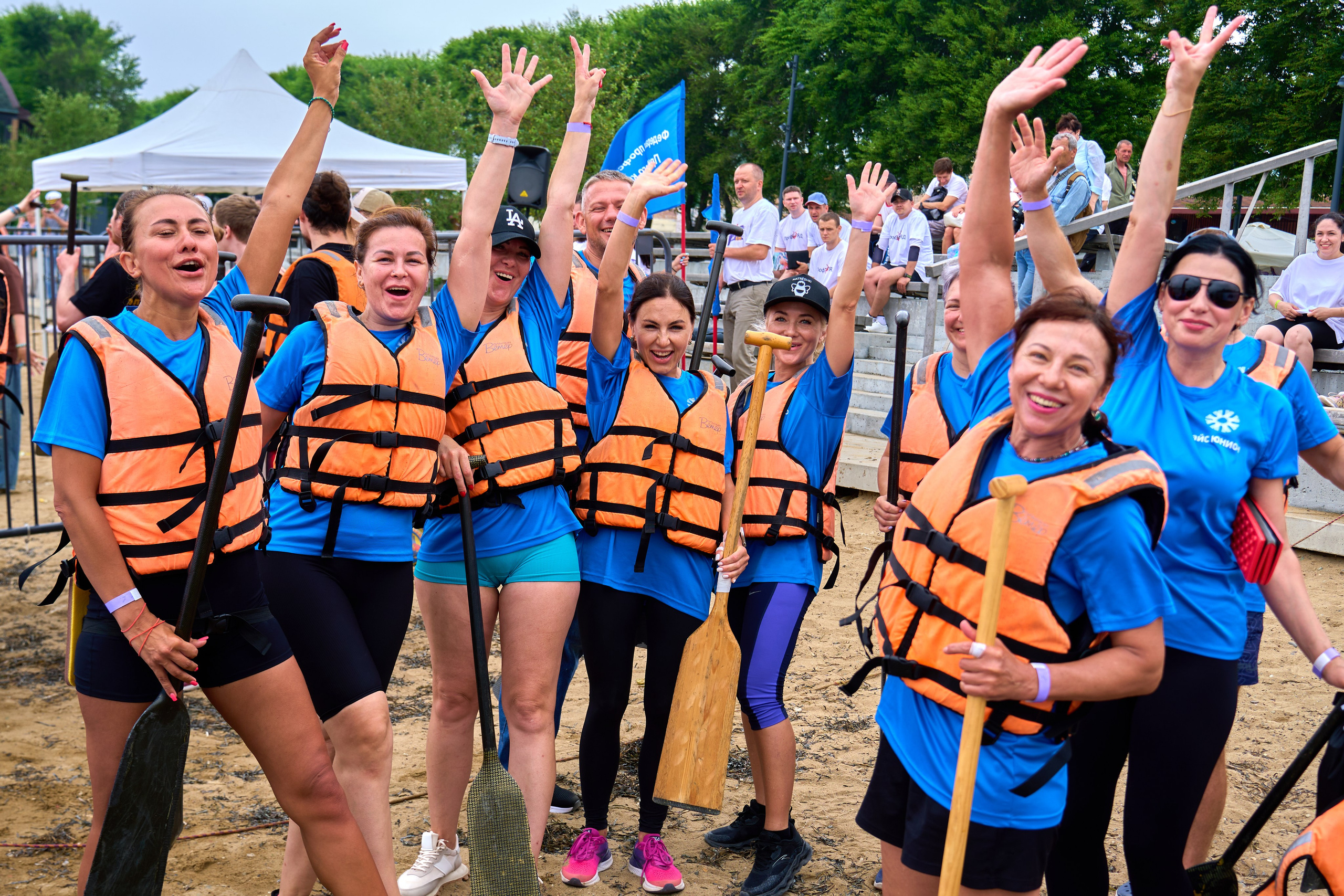 Соревнования на лодках дракон Айс Юнион. Фотограф во Владивостоке