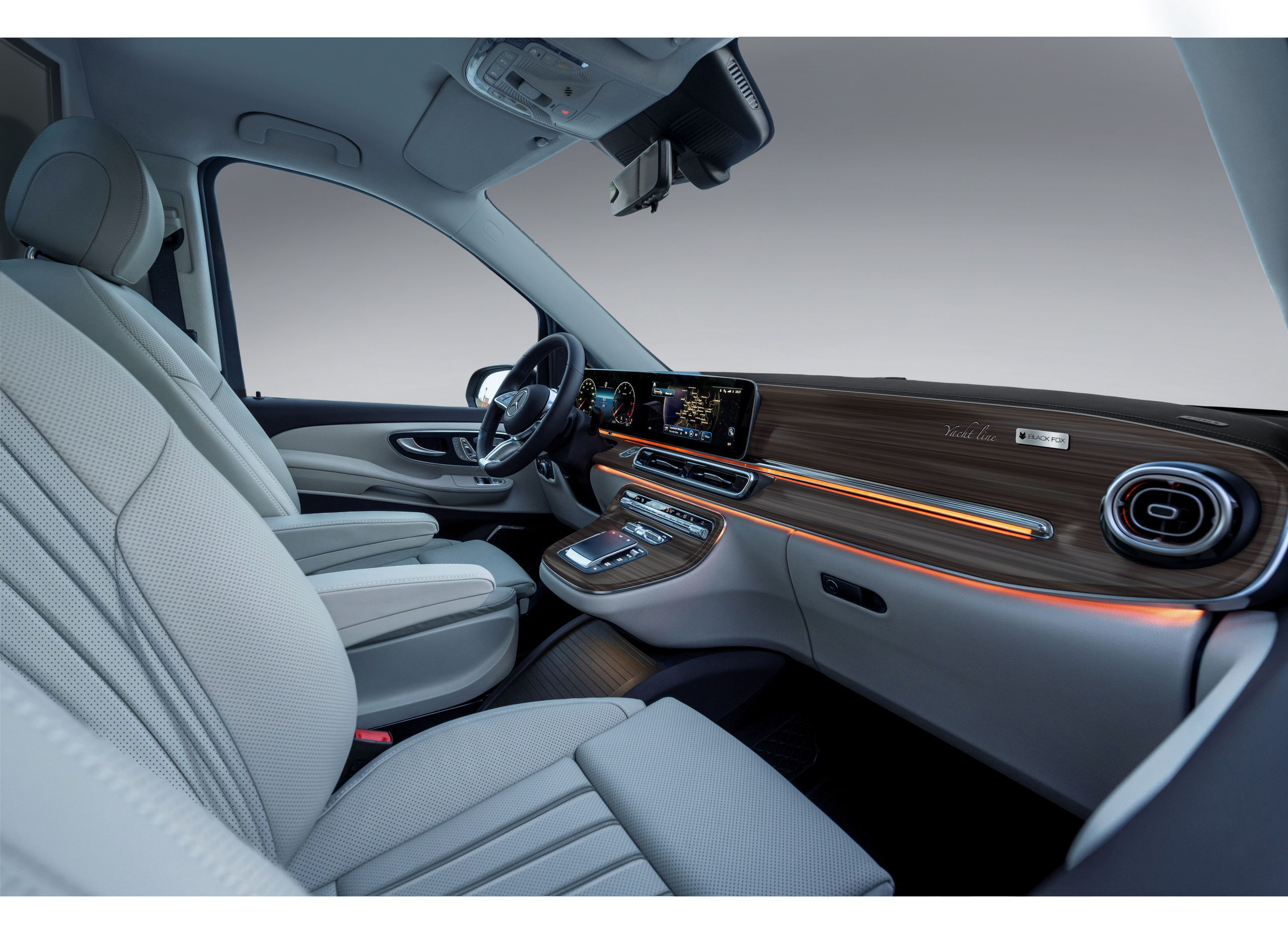 Styling Mercedes V-class. Design and refit of yachts and motorboats