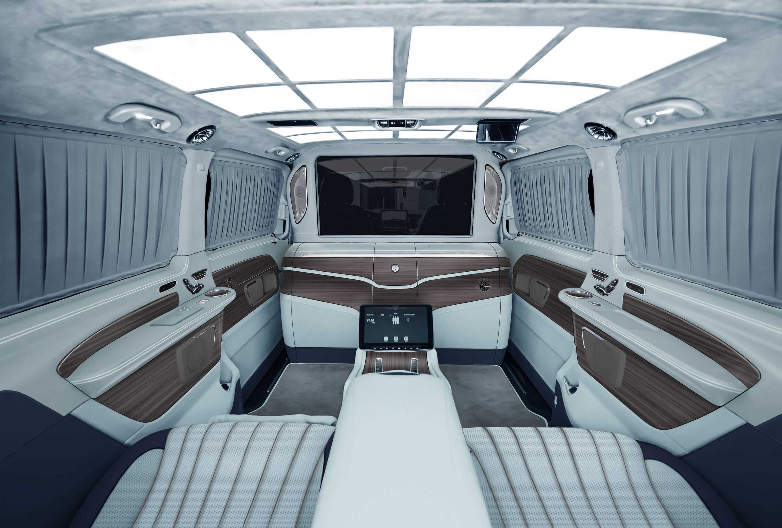 Styling Mercedes V-class. Design and refit of yachts and motorboats