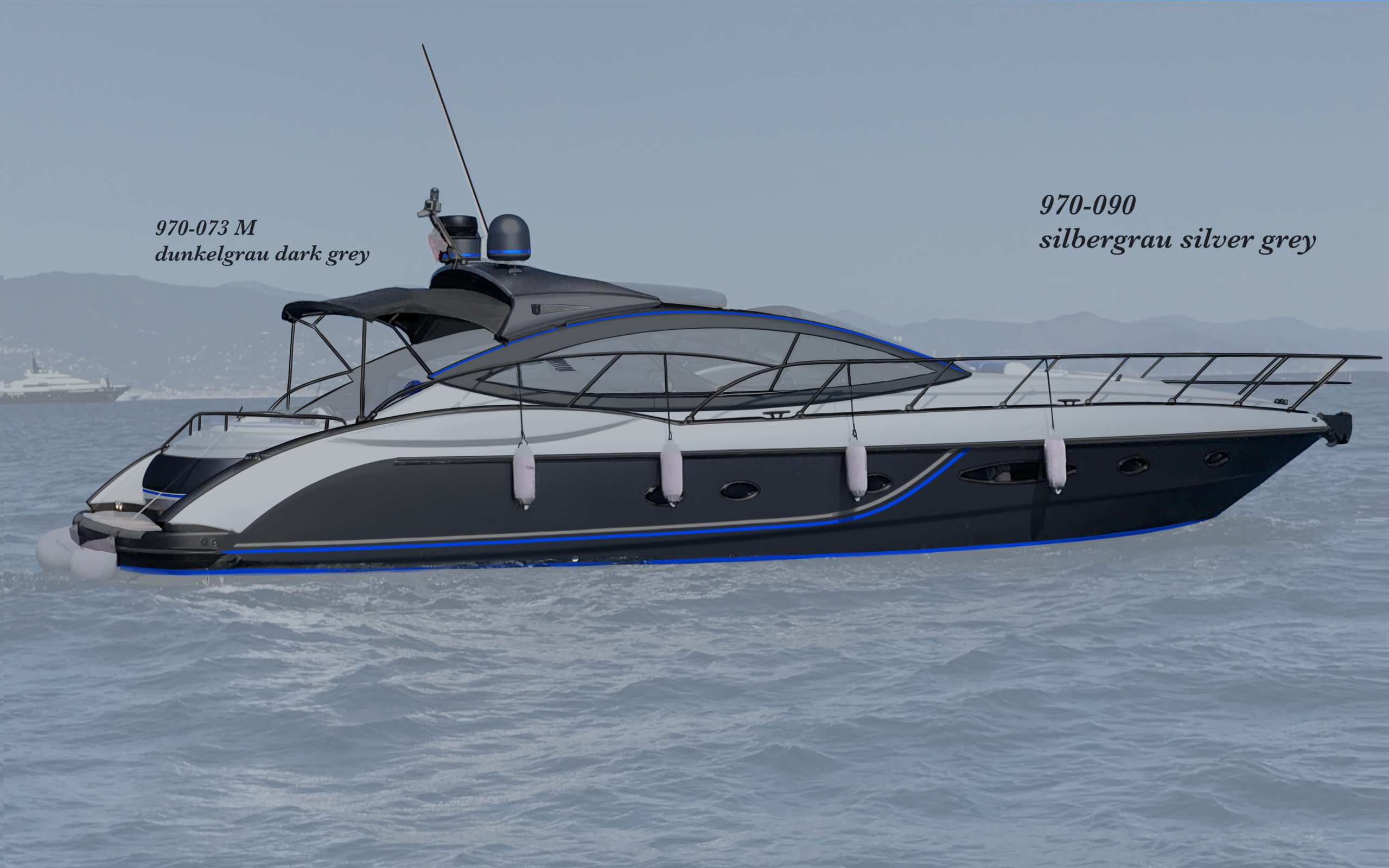 Refit of the Atlantis 55 yacht. Exterior and interior styling project. YACHT DESIGNER YURIY SKRIPNIK