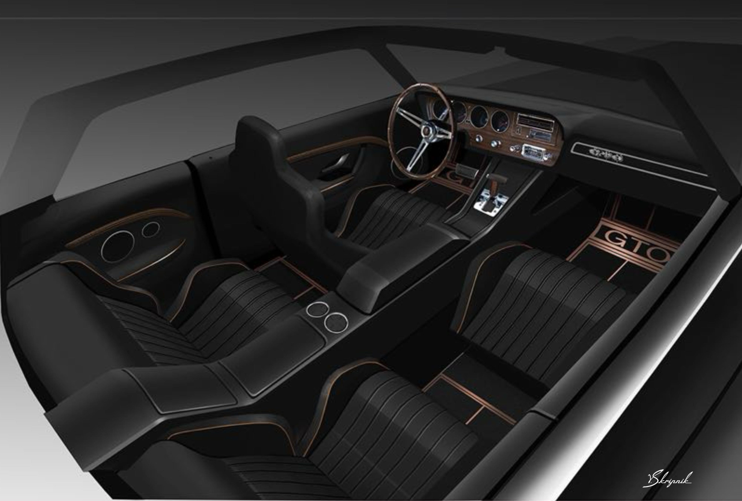 Pontiac GTO 1967 г. Design Yachts and Cars