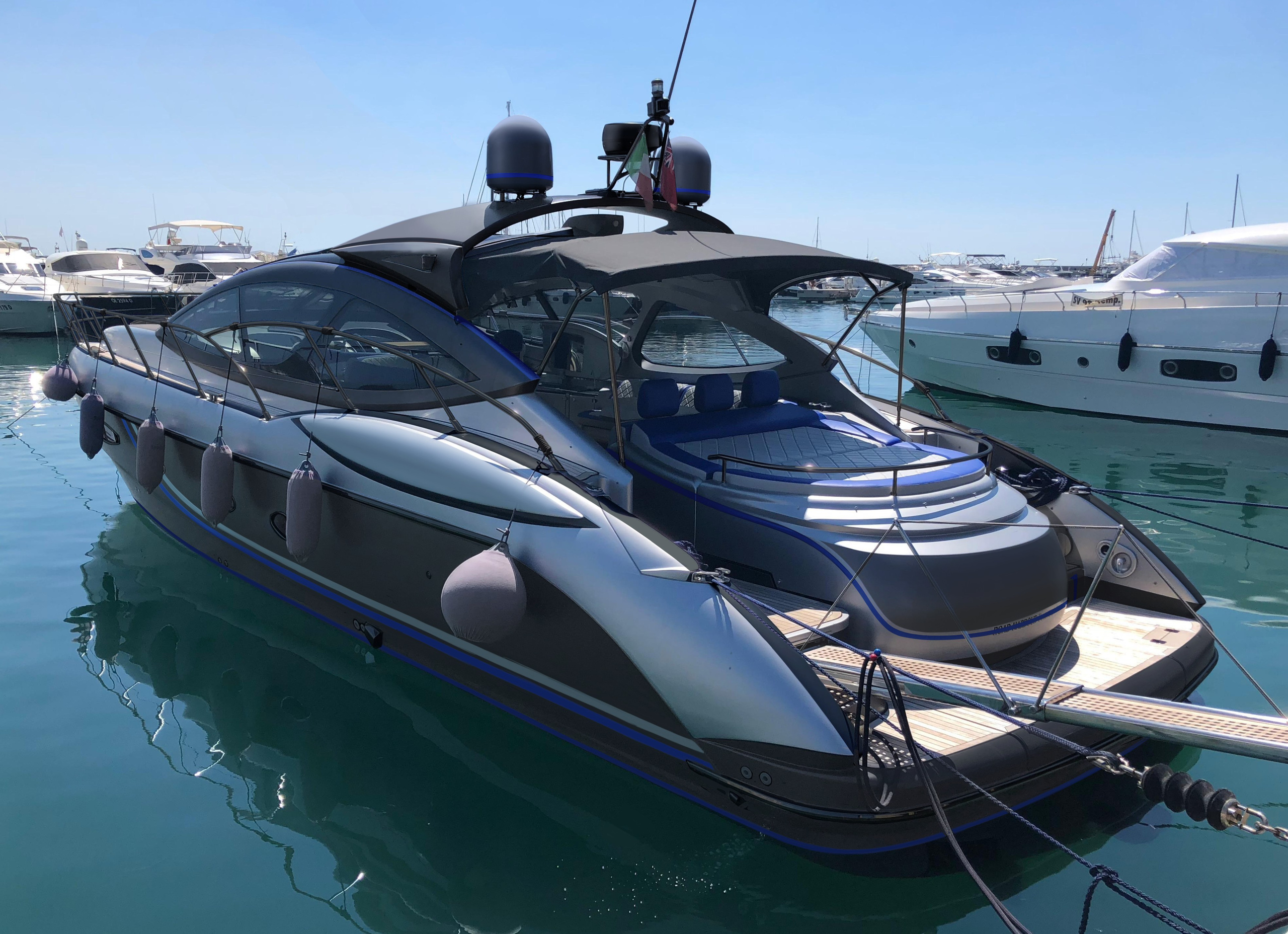 Refit of the Atlantis 55 yacht. Exterior and interior styling project. YACHT DESIGNER YURIY SKRIPNIK