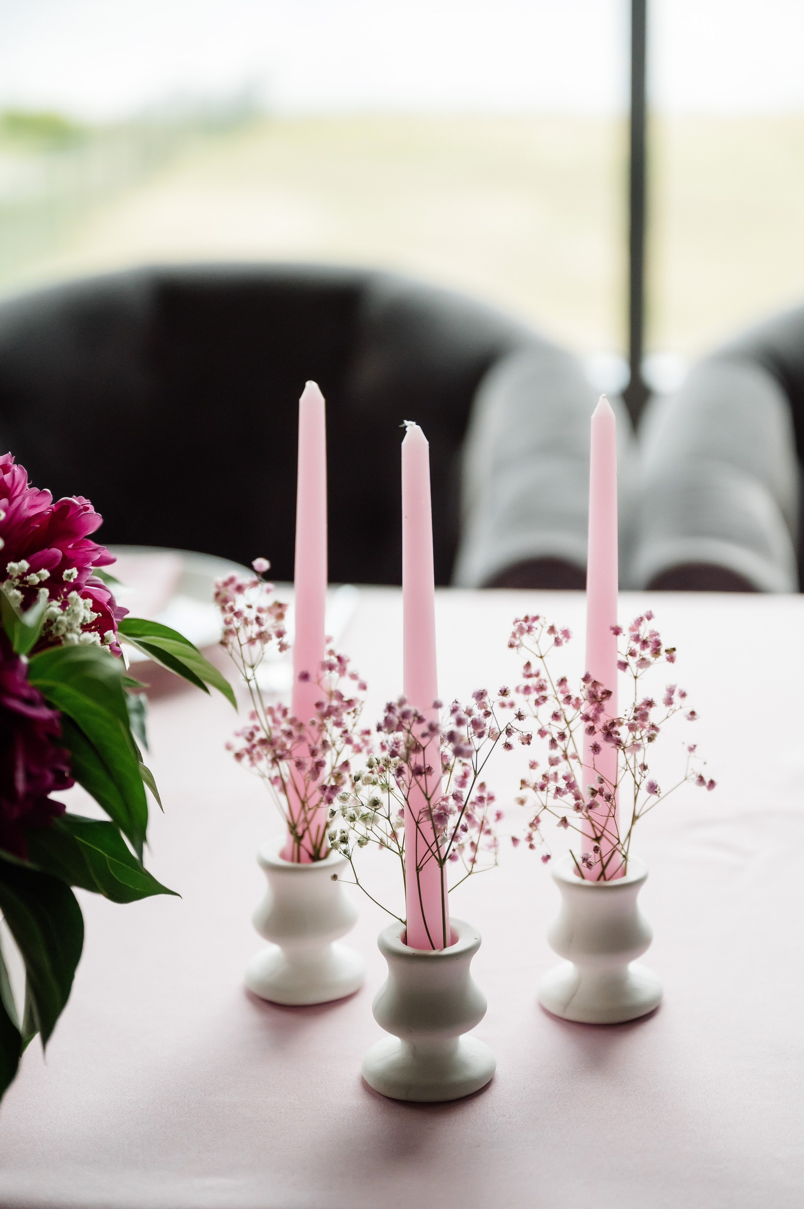 оформление банкета в розовом стиле