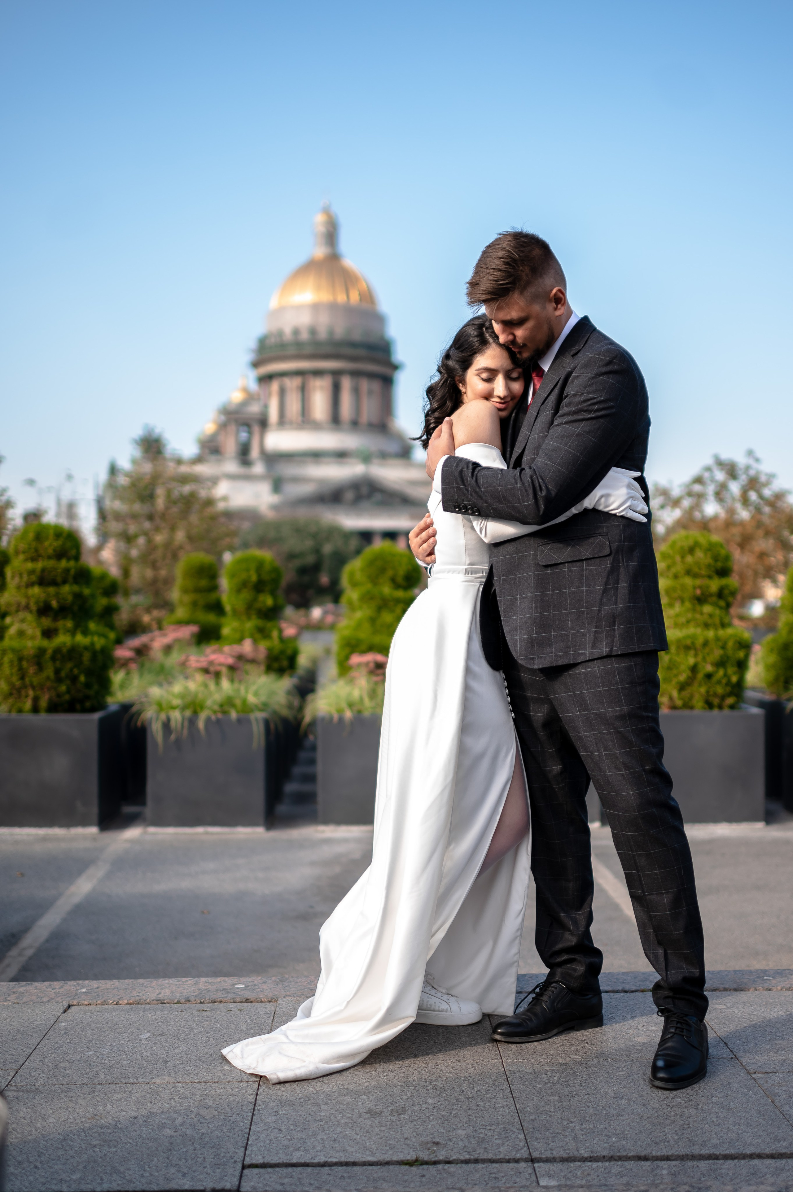 Камерная свадьба в Первом Дворце Бракосочетания №1 на Английской набережной Яны и Евгения. Портретный, семейный и свадебный фотограф в Санкт-Петербурге и в Пушкине Ширяев Денис