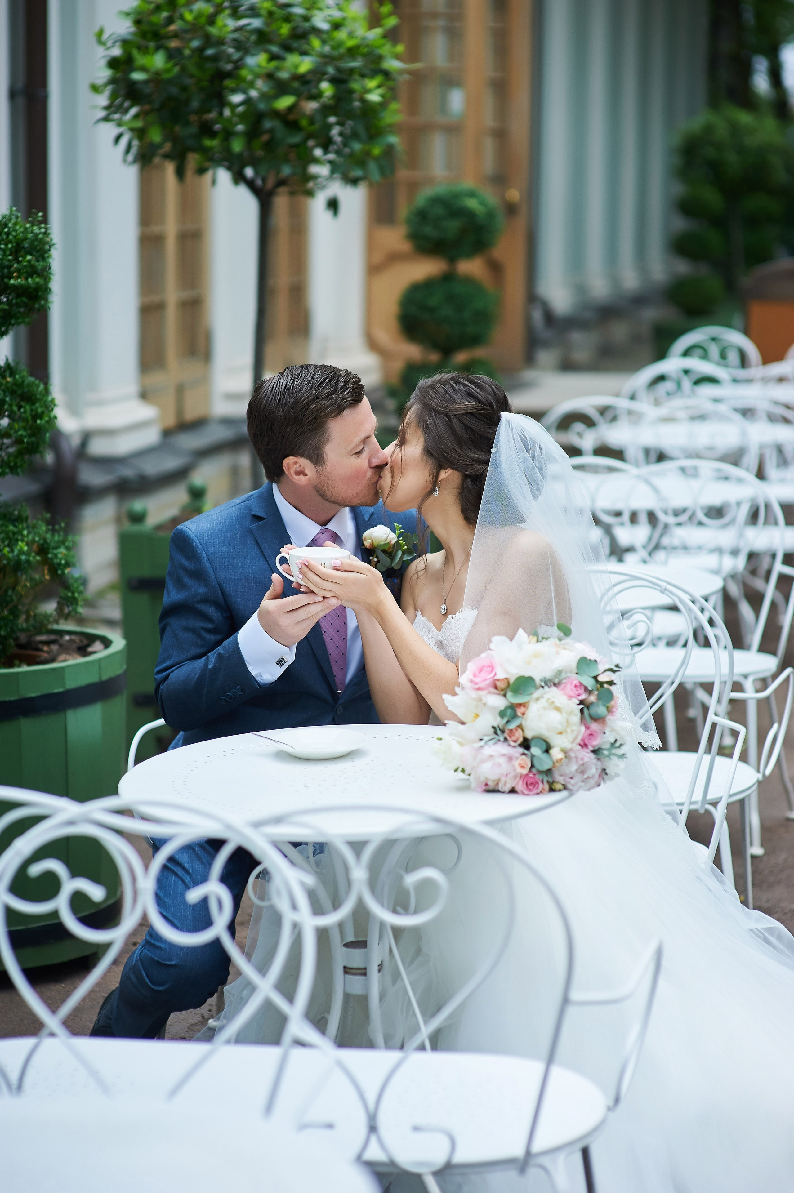 Валерия и Андрей (свадебная фотосессия в Летнем саду). Портретный, семейный и свадебный фотограф в Санкт-Петербурге и в Пушкине Ширяев Денис