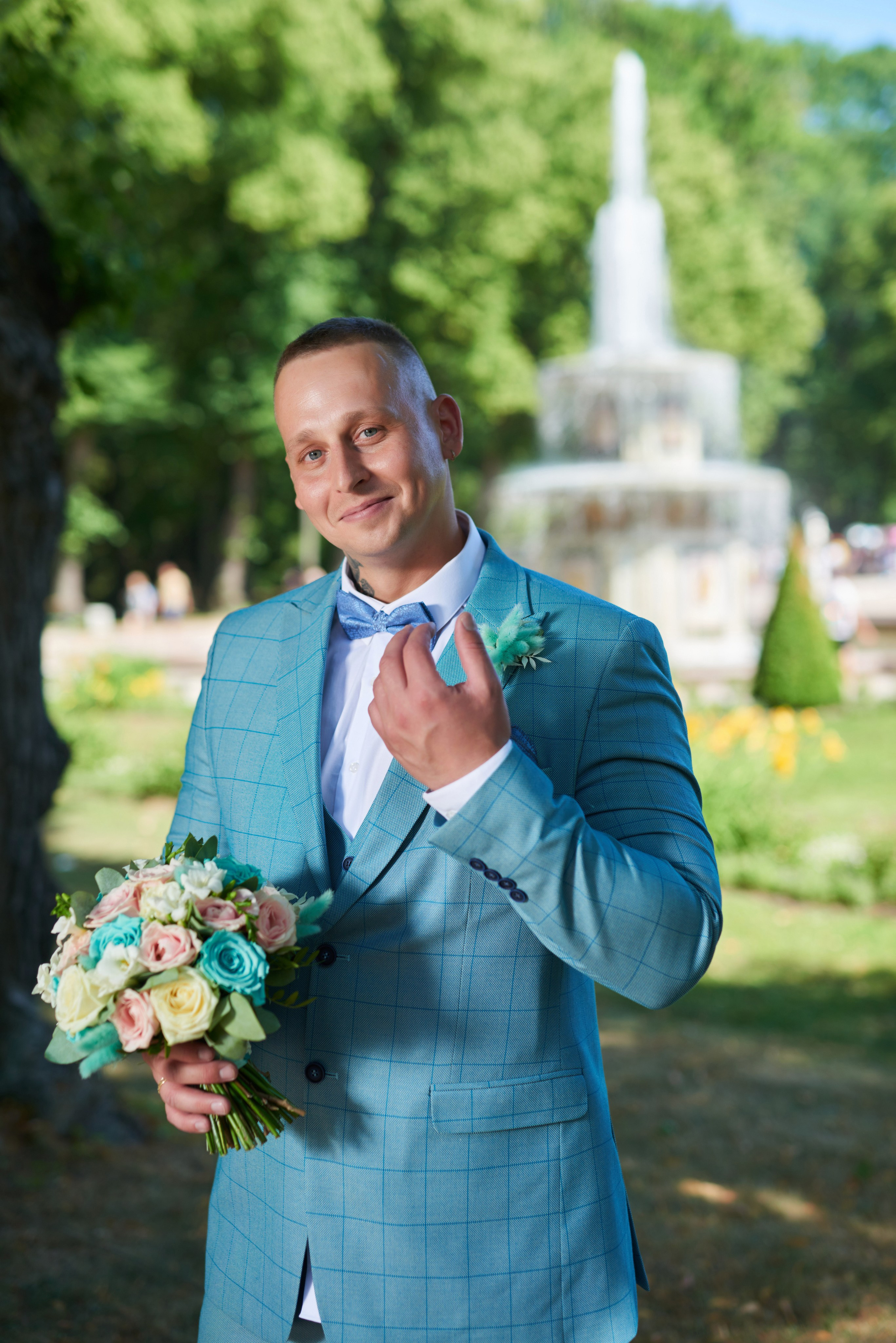 Свадебная прогулка в Петергофе. Портретный, семейный и свадебный фотограф в Санкт-Петербурге и в Пушкине Ширяев Денис