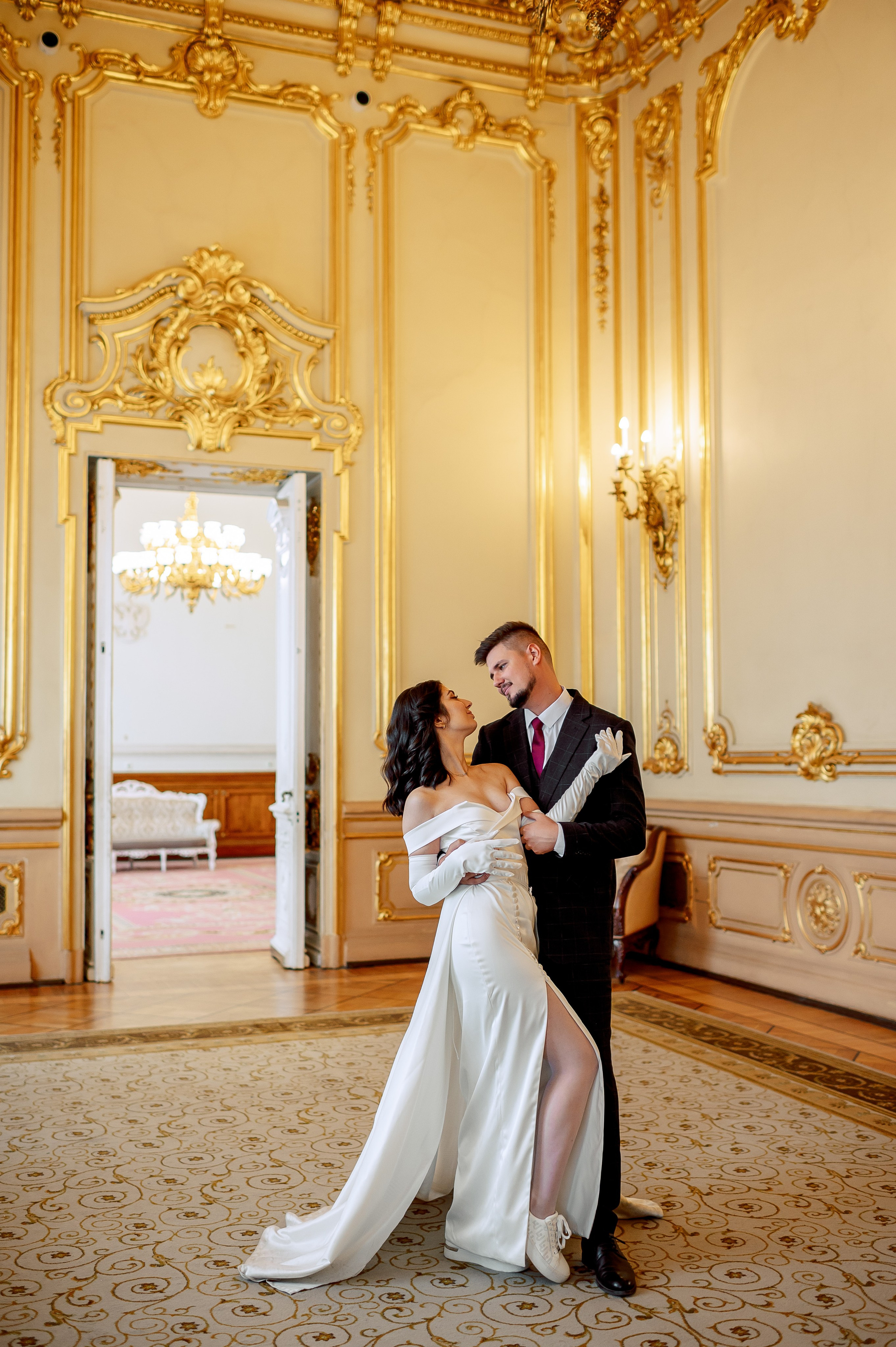 Камерная свадьба в Первом Дворце Бракосочетания №1 на Английской набережной Яны и Евгения. Портретный, семейный и свадебный фотограф в Санкт-Петербурге и в Пушкине Ширяев Денис