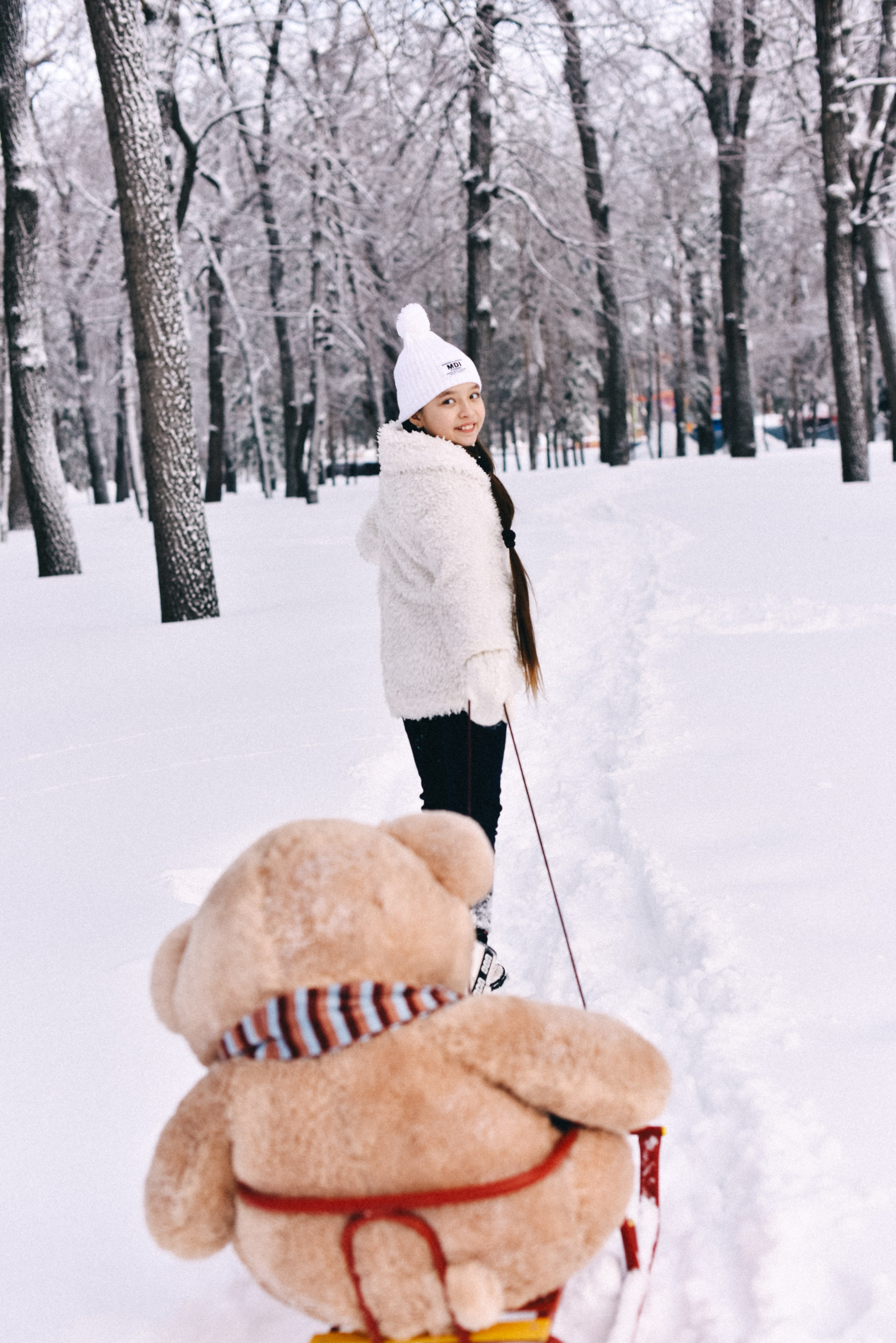 Девочки зима