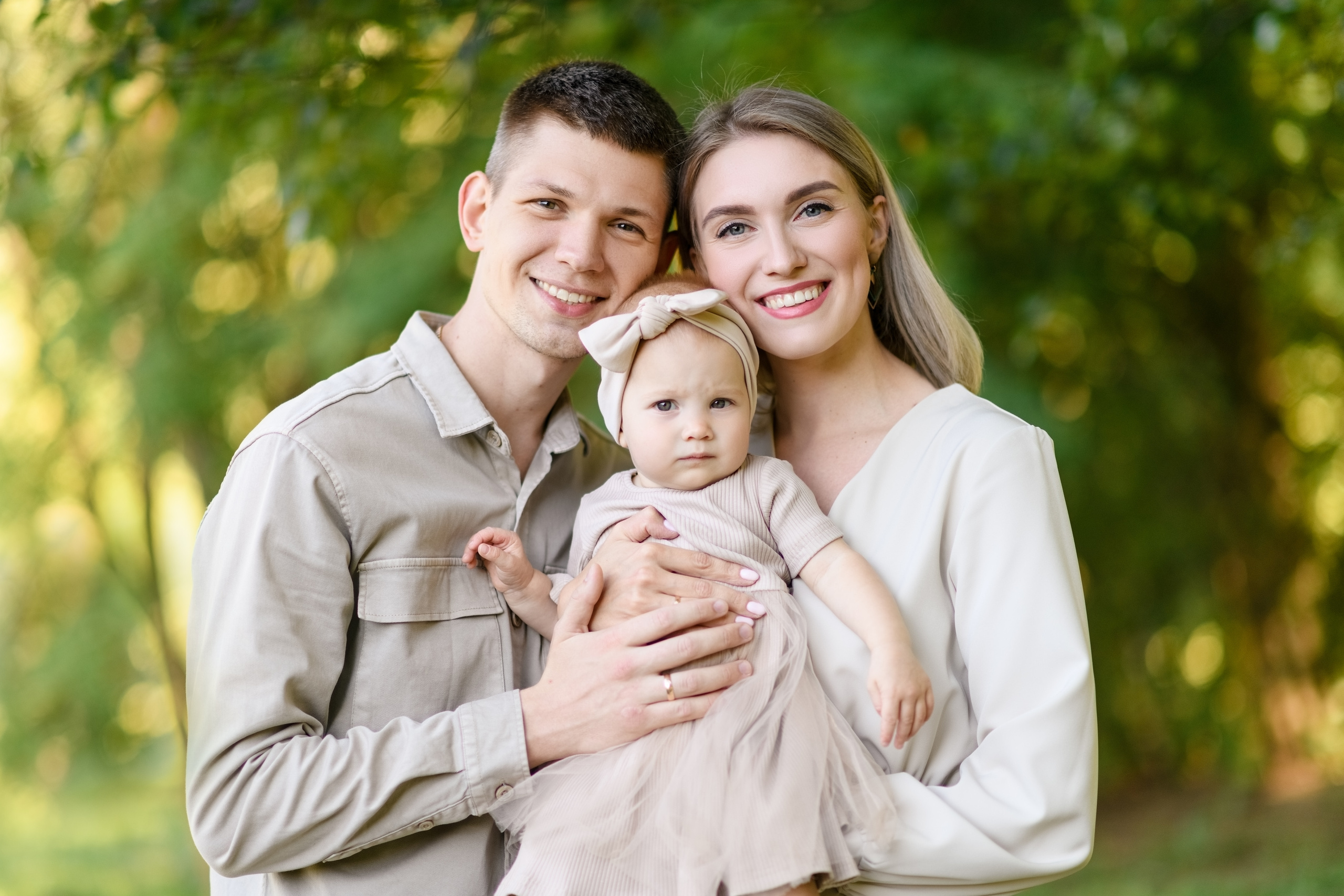 Семейная фотосессия для Кристины, Григория и Ульяны. Свадебный и семейный фотограф в Санкт-Петербурге Олеся Еремеева