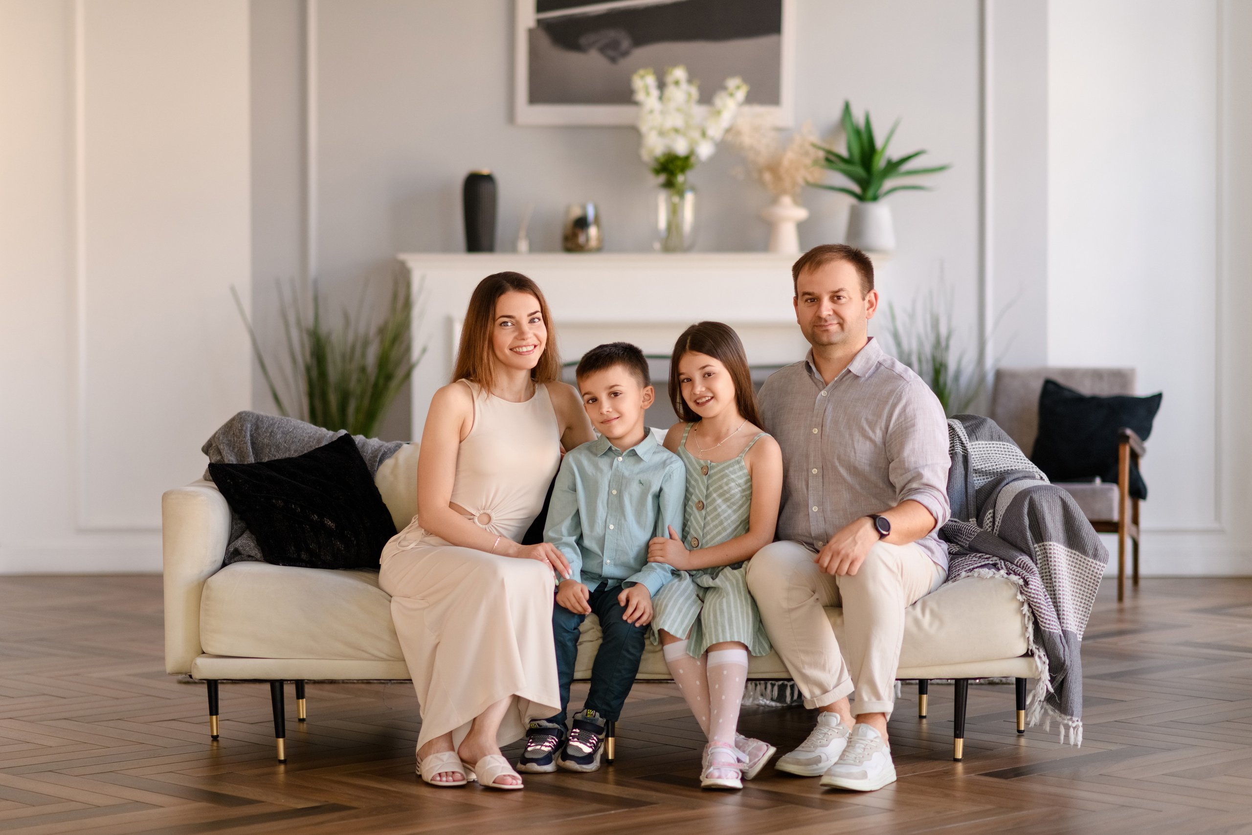 Семейные фотосессии в студии и дома. Свадебный и семейный фотограф в Санкт-Петербурге Олеся Еремеева