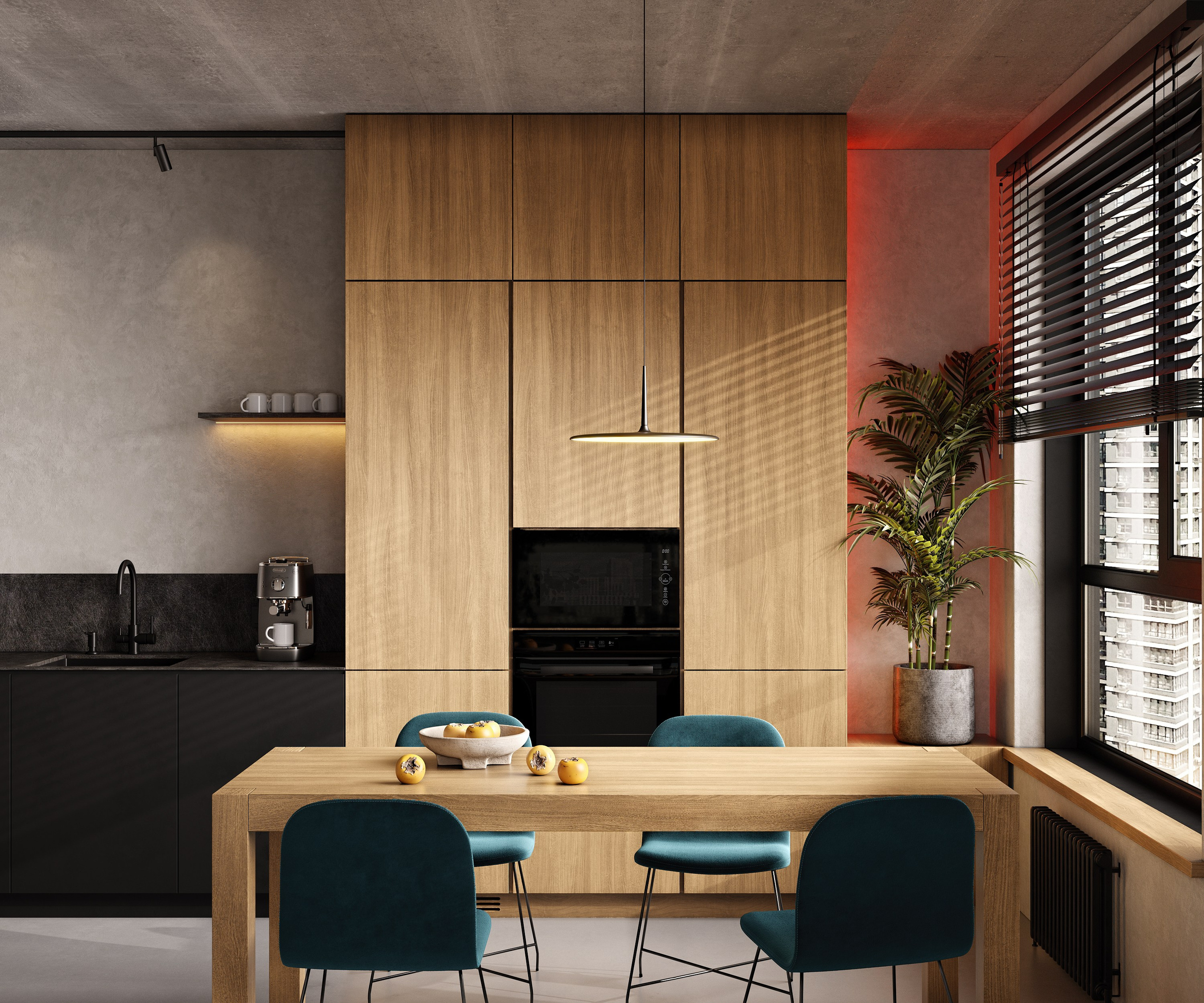 Graphic Minimalism | Design by Yuliya Shpeter. Interior visualisation | avocado.render