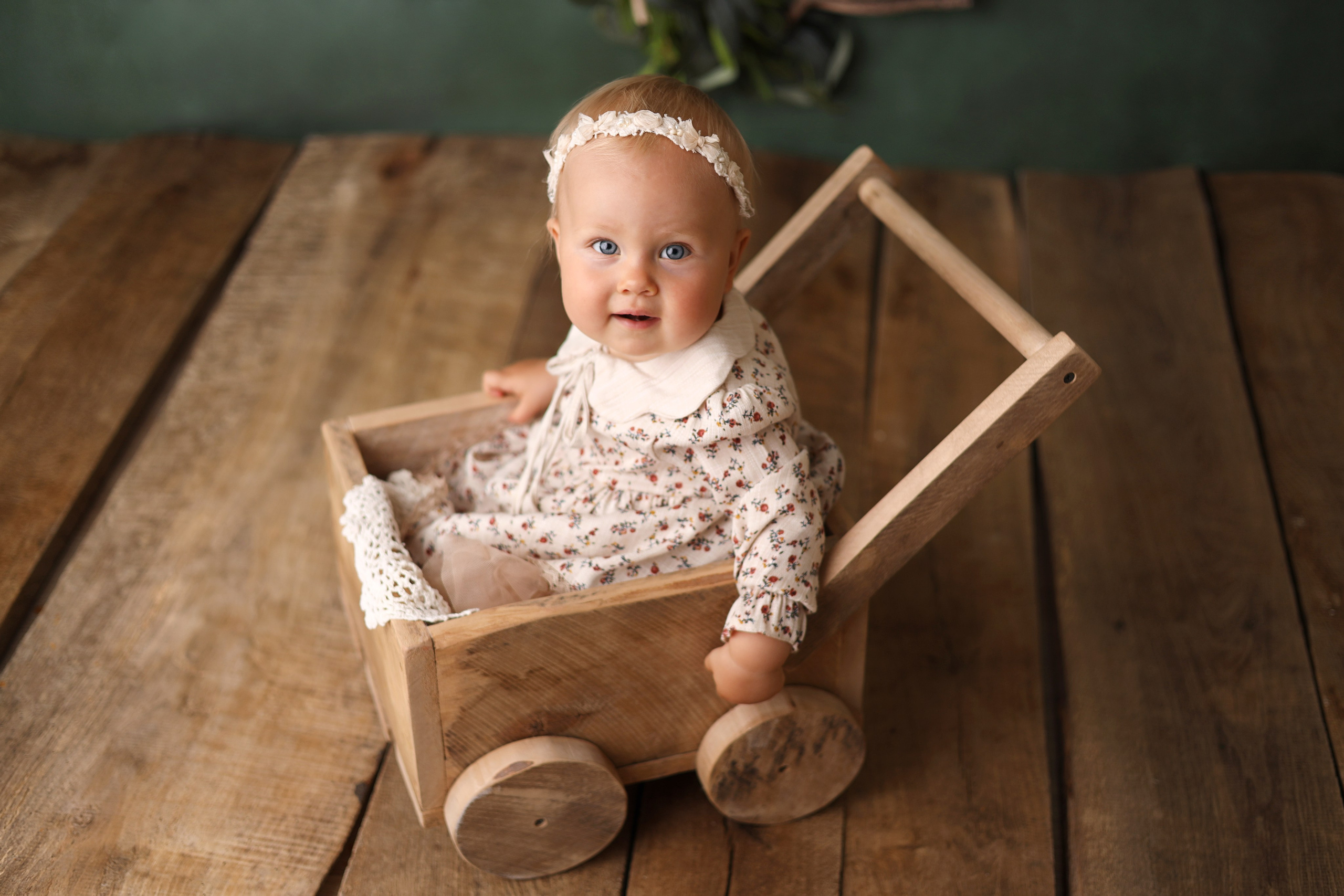 Детская фотосессия на 1 годик для Киры. Фотограф новорожденных Москва. Ньюборн фотограф Москва