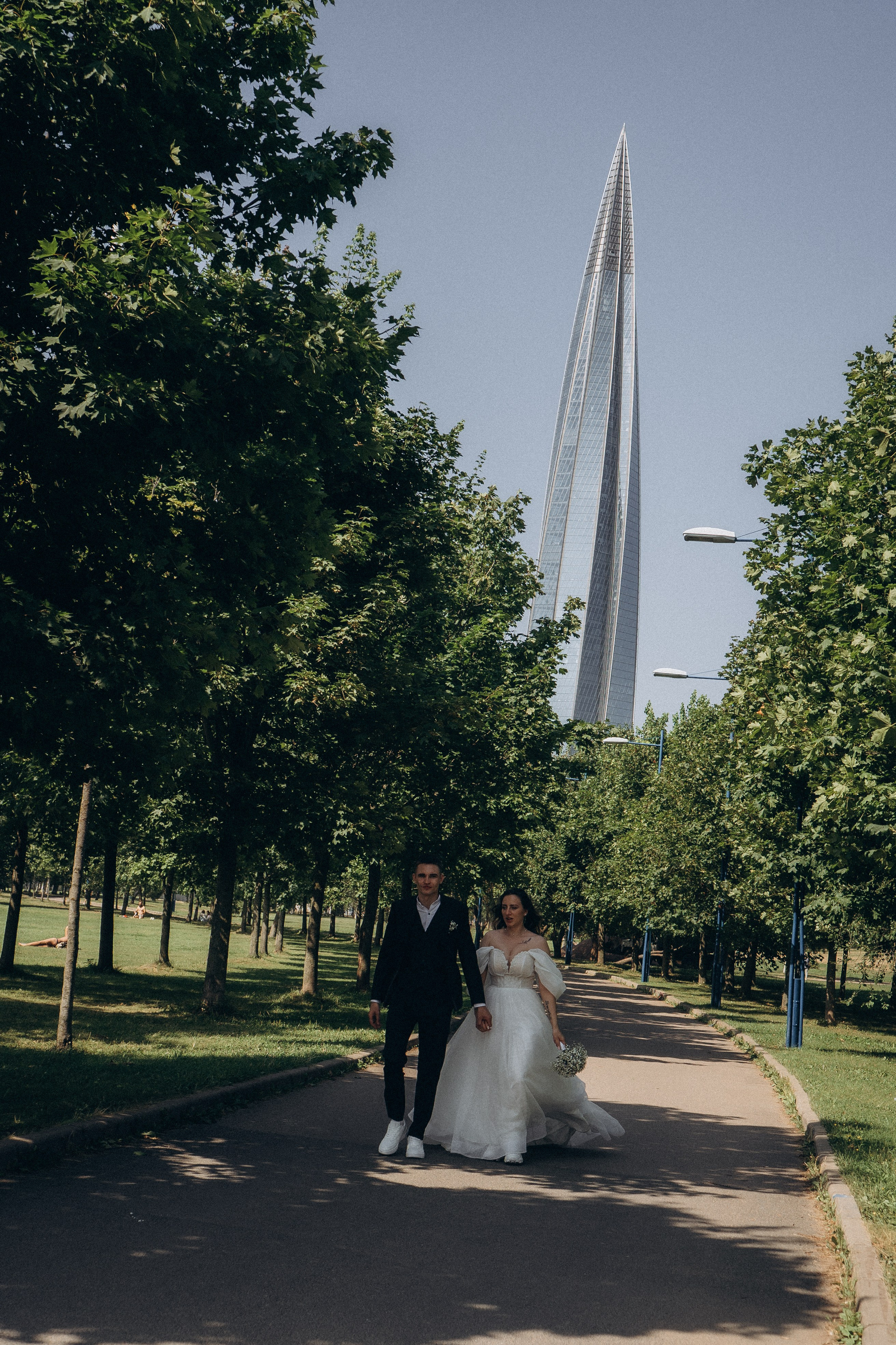 СВАДЕБНАЯ СЬЕМК В ПАРКЕ 300-ЛЕТИЯ. Профессиональный фотограф, Санкт-Петербург — Виктория Богомолова