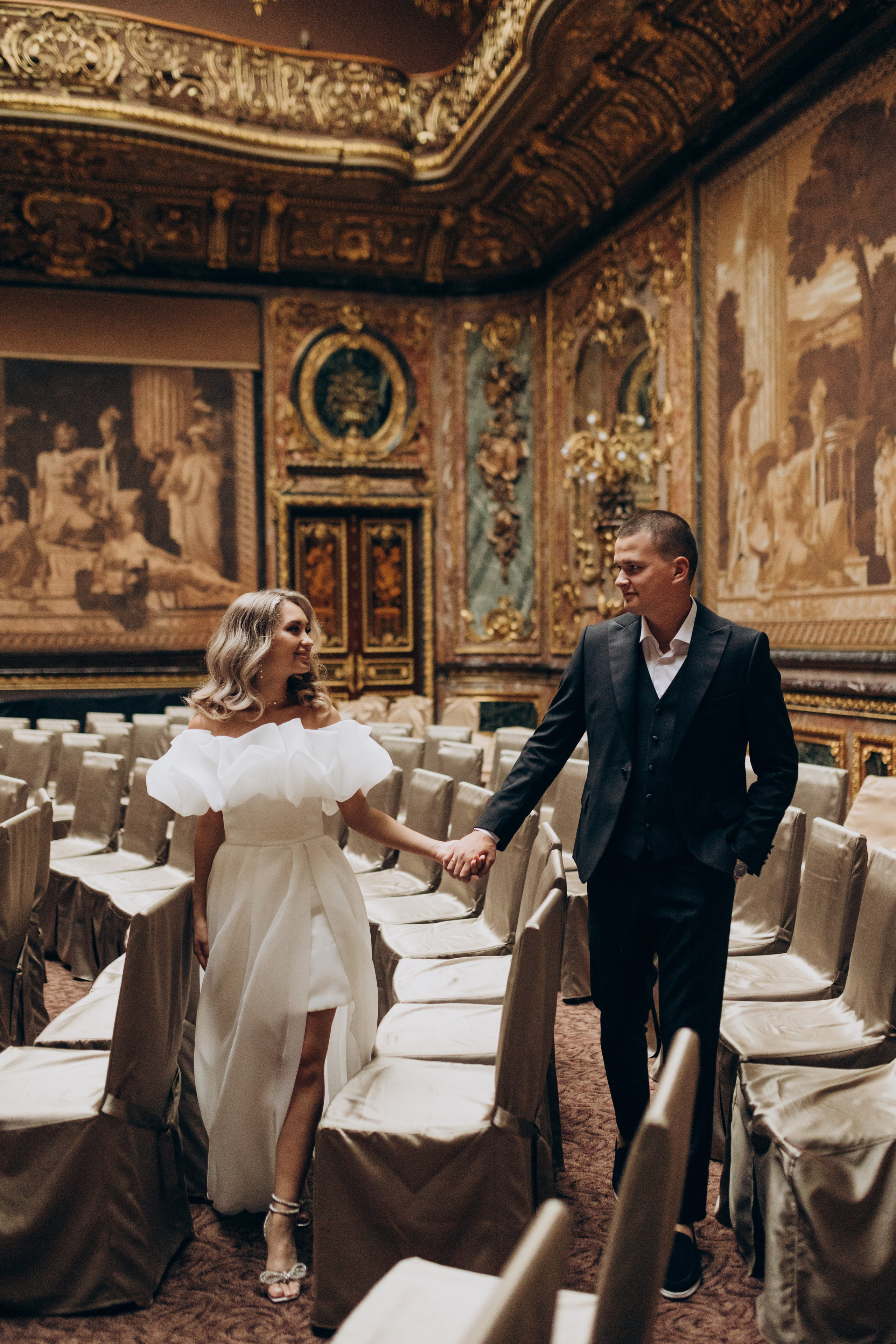 Дмитрий и Ангелина. Дом архитектора. Свадебный и love story фотограф в Санкт-Петербурге