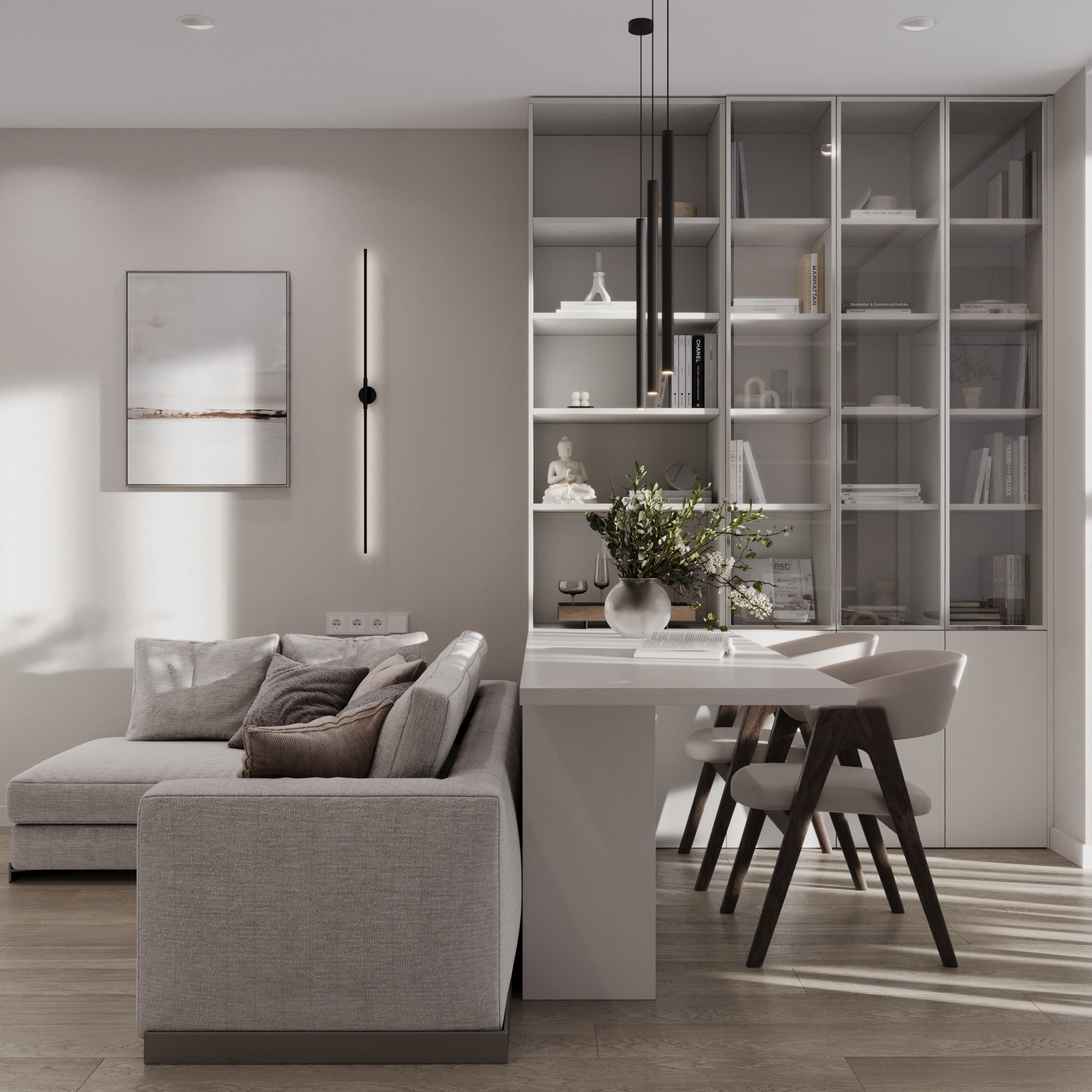 ЖК Крылатский, 68 м². Дизайнер интерьера LEVITSKAYA VIKTORIA