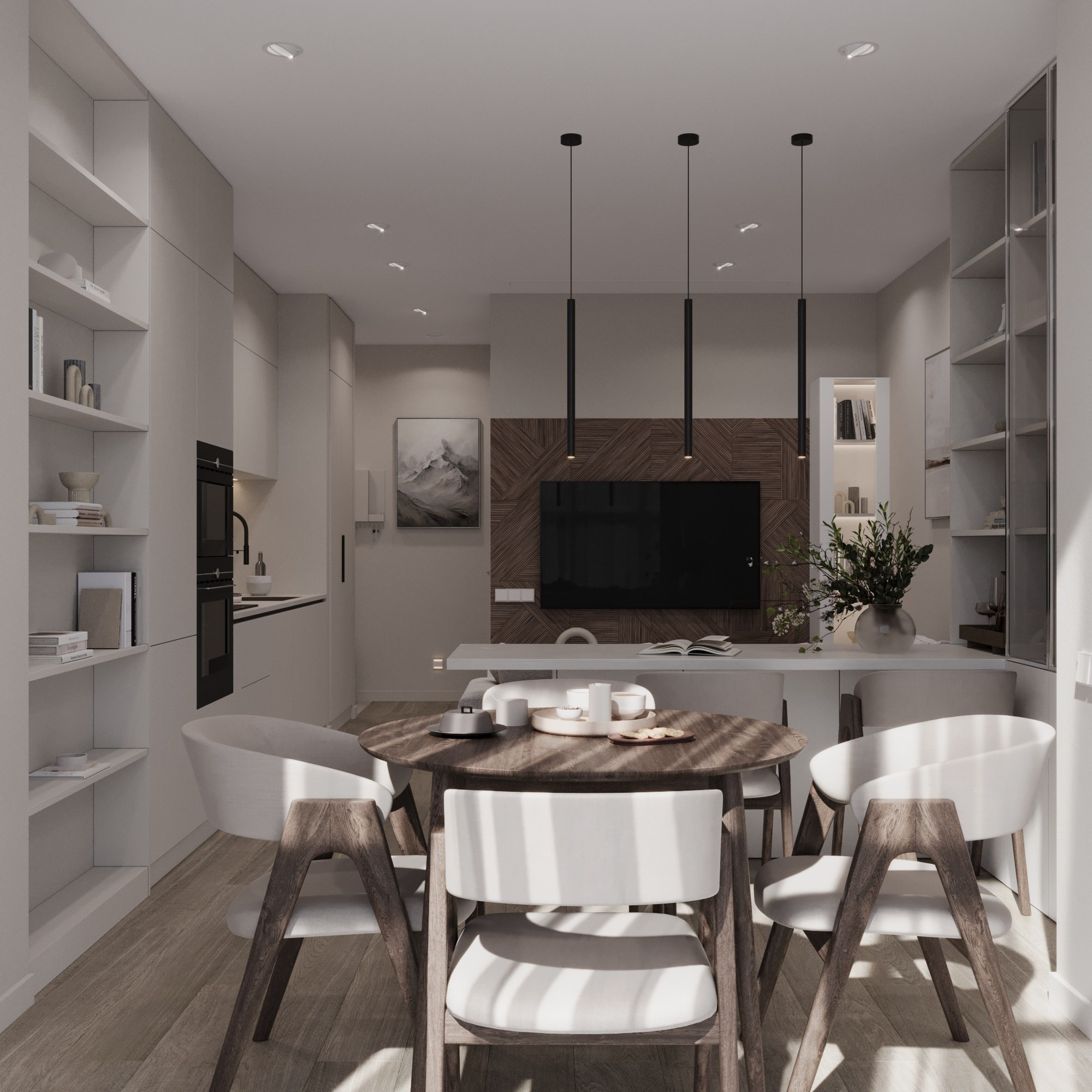 ЖК Крылатский, 68 м². Дизайнер интерьера LEVITSKAYA VIKTORIA